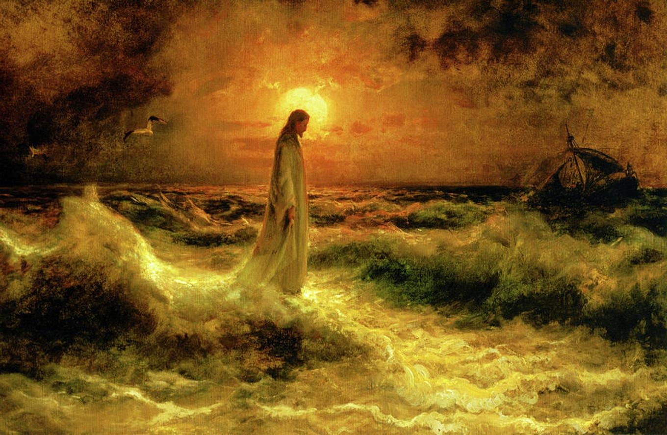 Download Jesus Walking On Water Wallpaper, HD Backgrounds Download ...