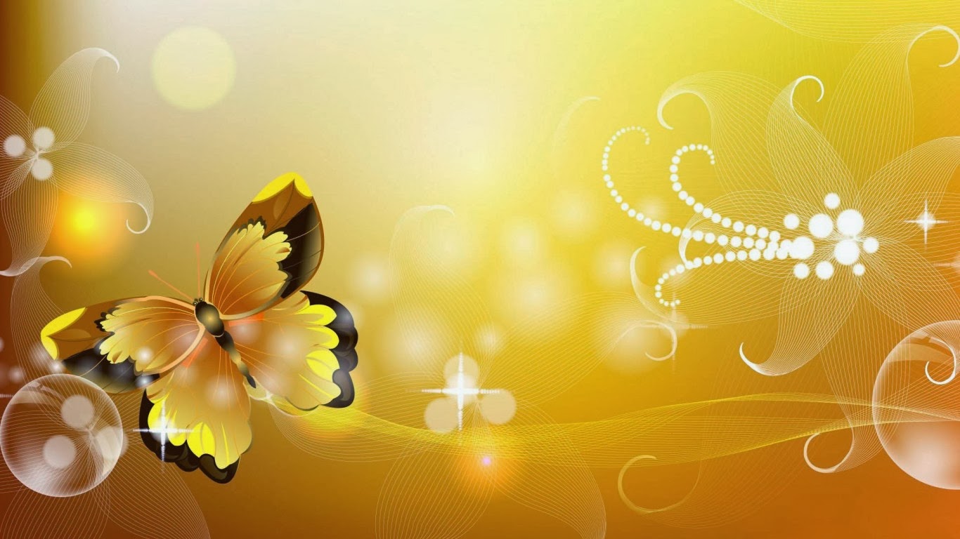 Yellow Aesthetic Butterflies