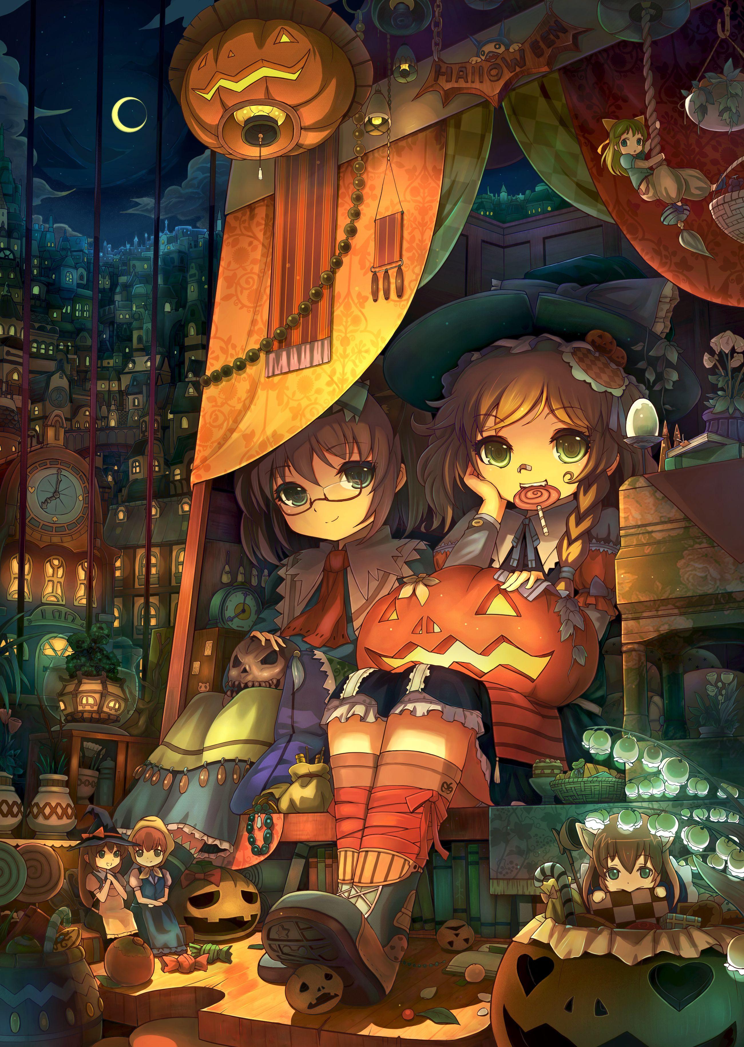 Download Anime Halloween Wallpaper Hd Backgrounds Download Itl Cat - cute roblox wallpapers halloween