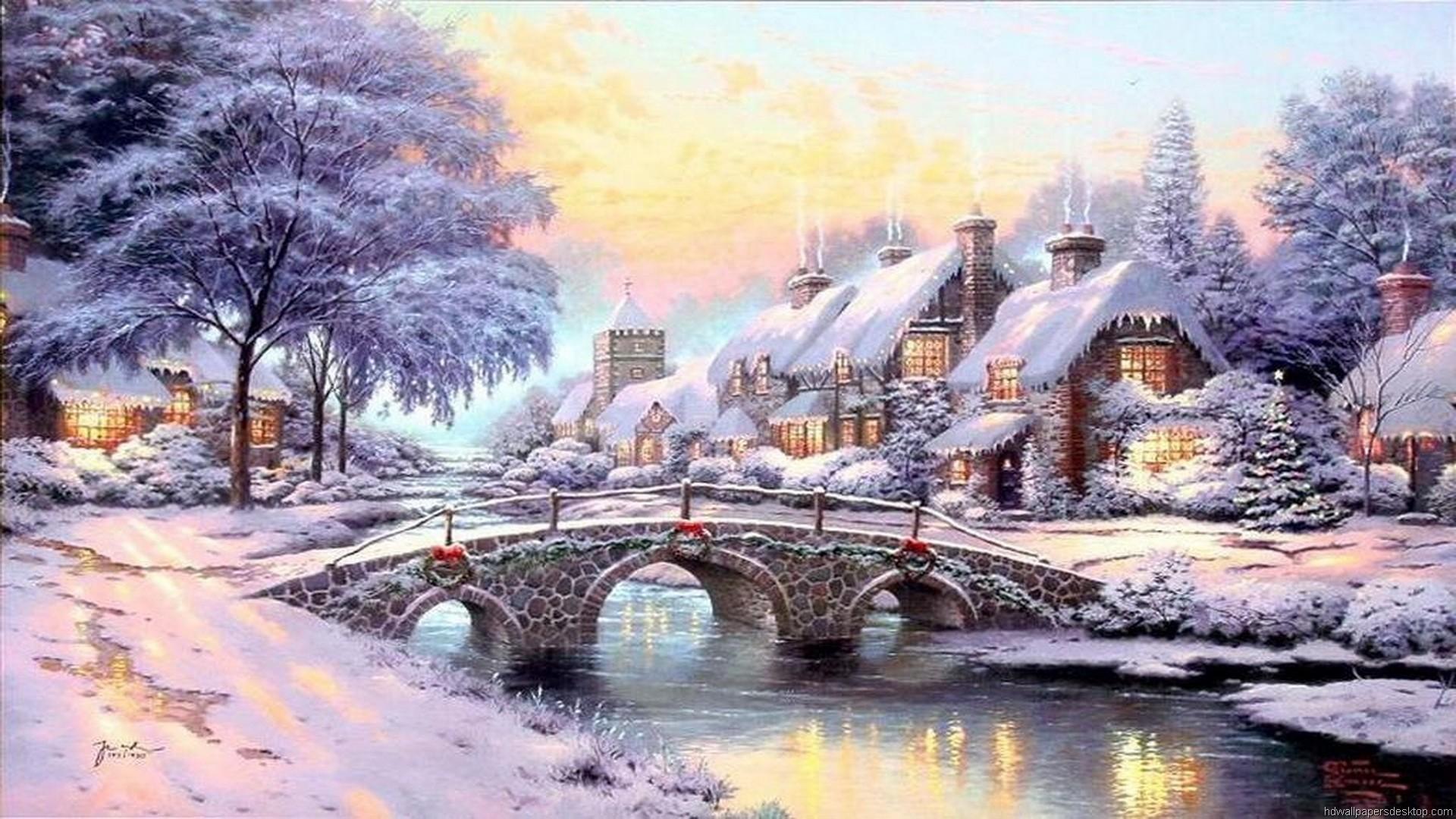 Download Thomas Kinkade Wallpaper, HD Backgrounds Download - Itl.cat