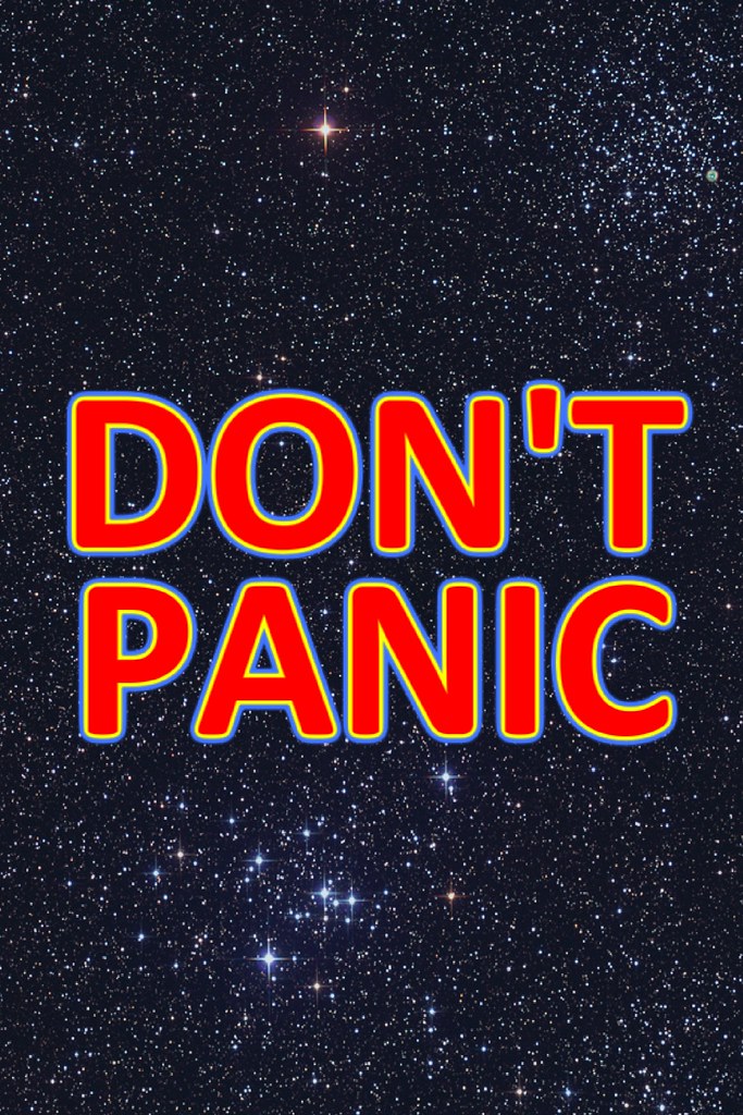 Download Don T Panic Wallpaper, HD Backgrounds Download - itl.cat