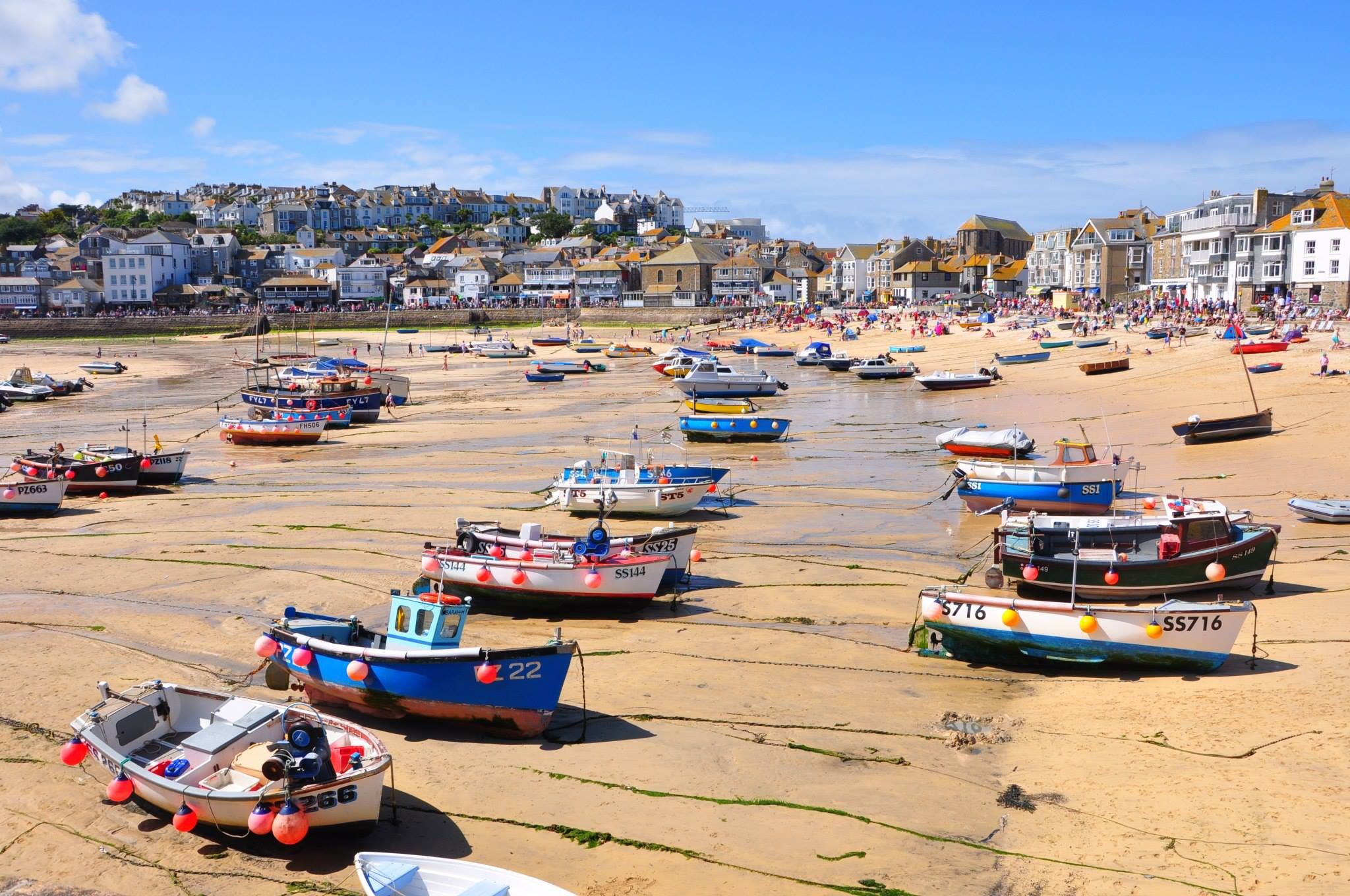 Tidal towns. St Ives Cornwall. St Ives.