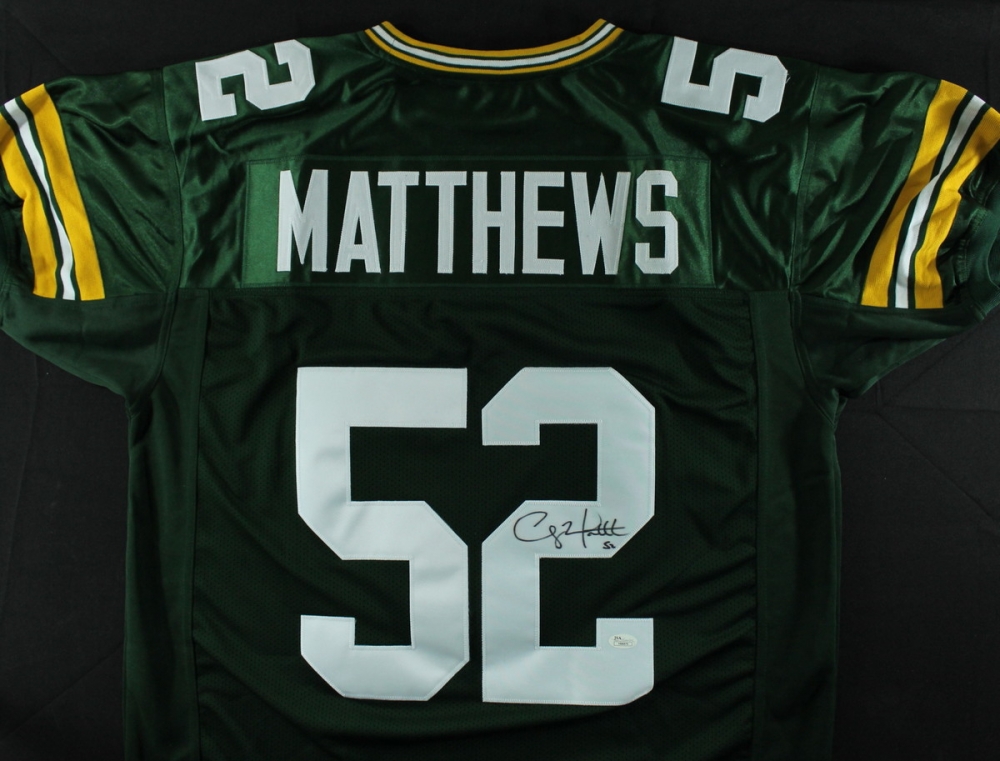 clay matthews signed jersey