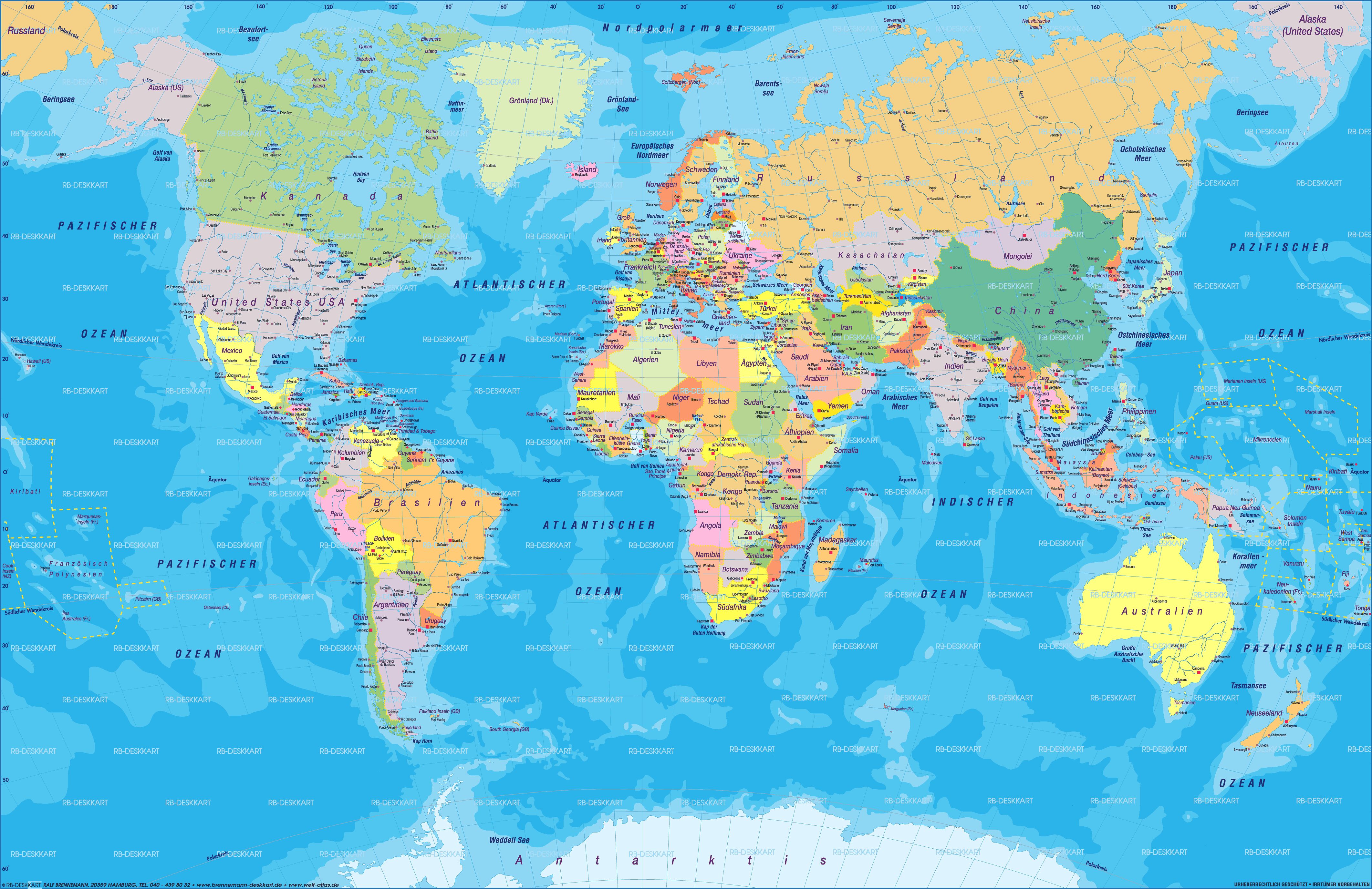 Weltkarte Hd Wallpaper - Full Full Size World Map (#1148408) - HD