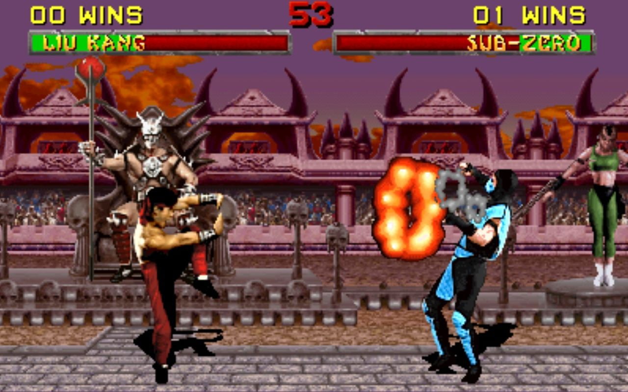 Mortal Kombat Subzero Liu Kang Video Games Mortal Kombat - Mortal Kombat Game , HD Wallpaper & Backgrounds