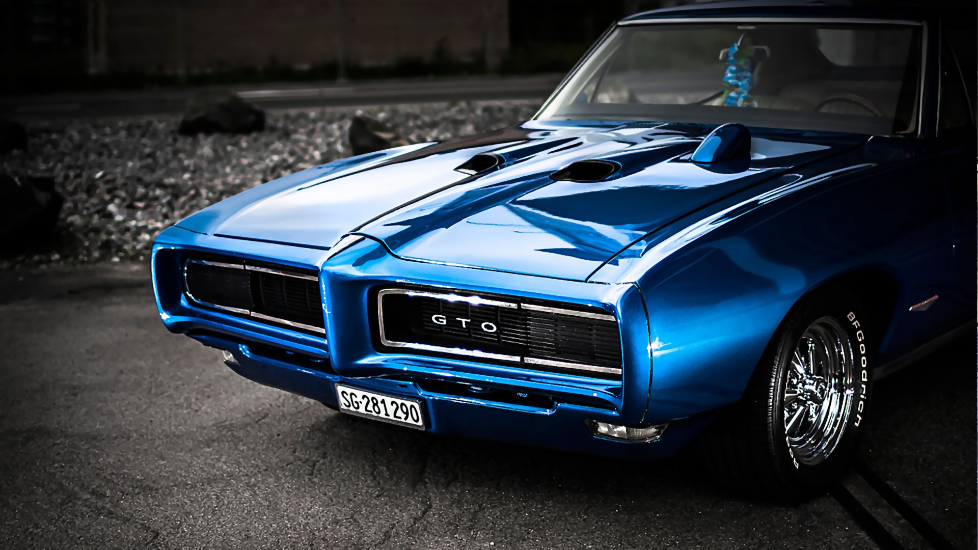 Download Wallpaper - Lemans 68 Gto Blue On Itl.cat