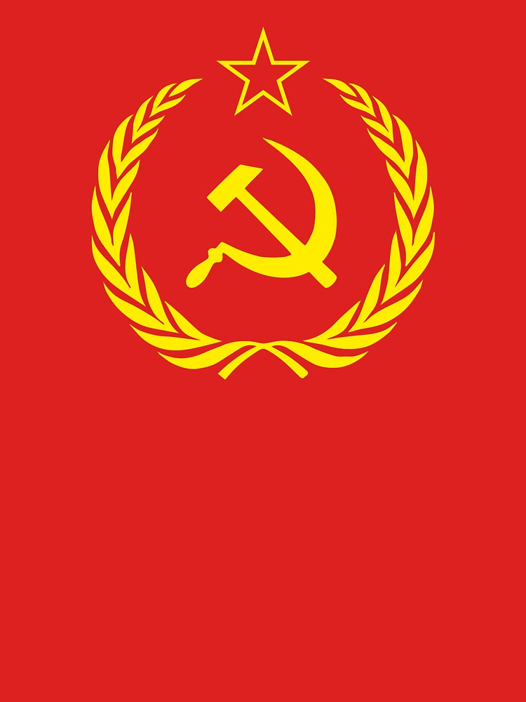 Beautiful Soviet Union Cold War Flag