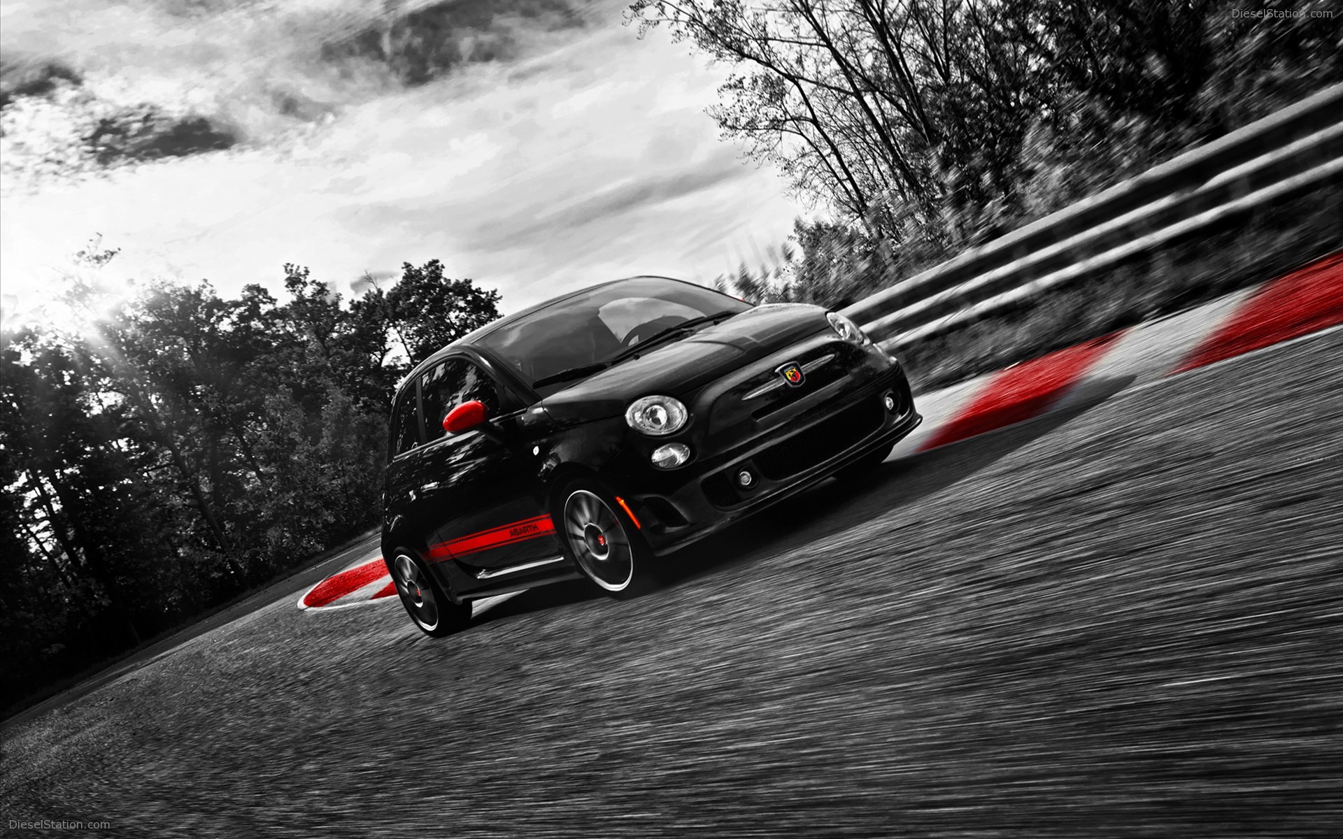 Fiat 500 Abarth - Fiat Abarth Hard Top , HD Wallpaper & Backgrounds