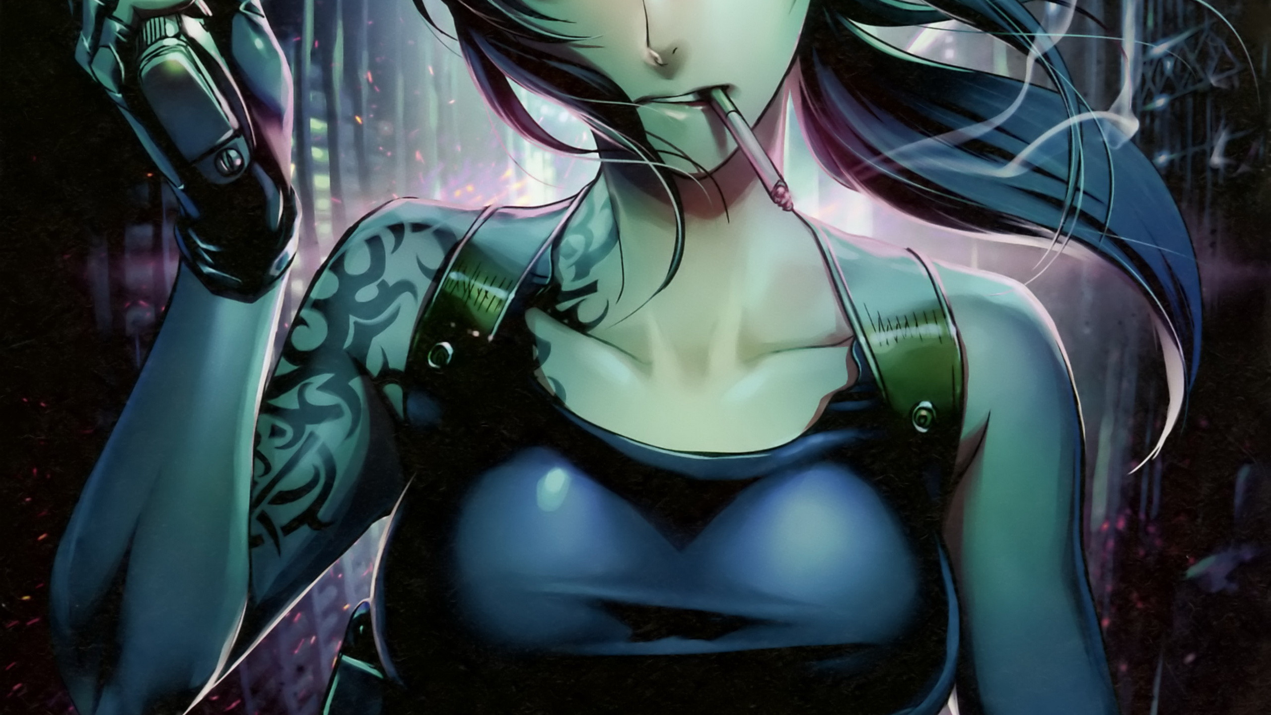 Black Black Lagoon Revy Shirt Hd Wallpaper Backgrounds Download