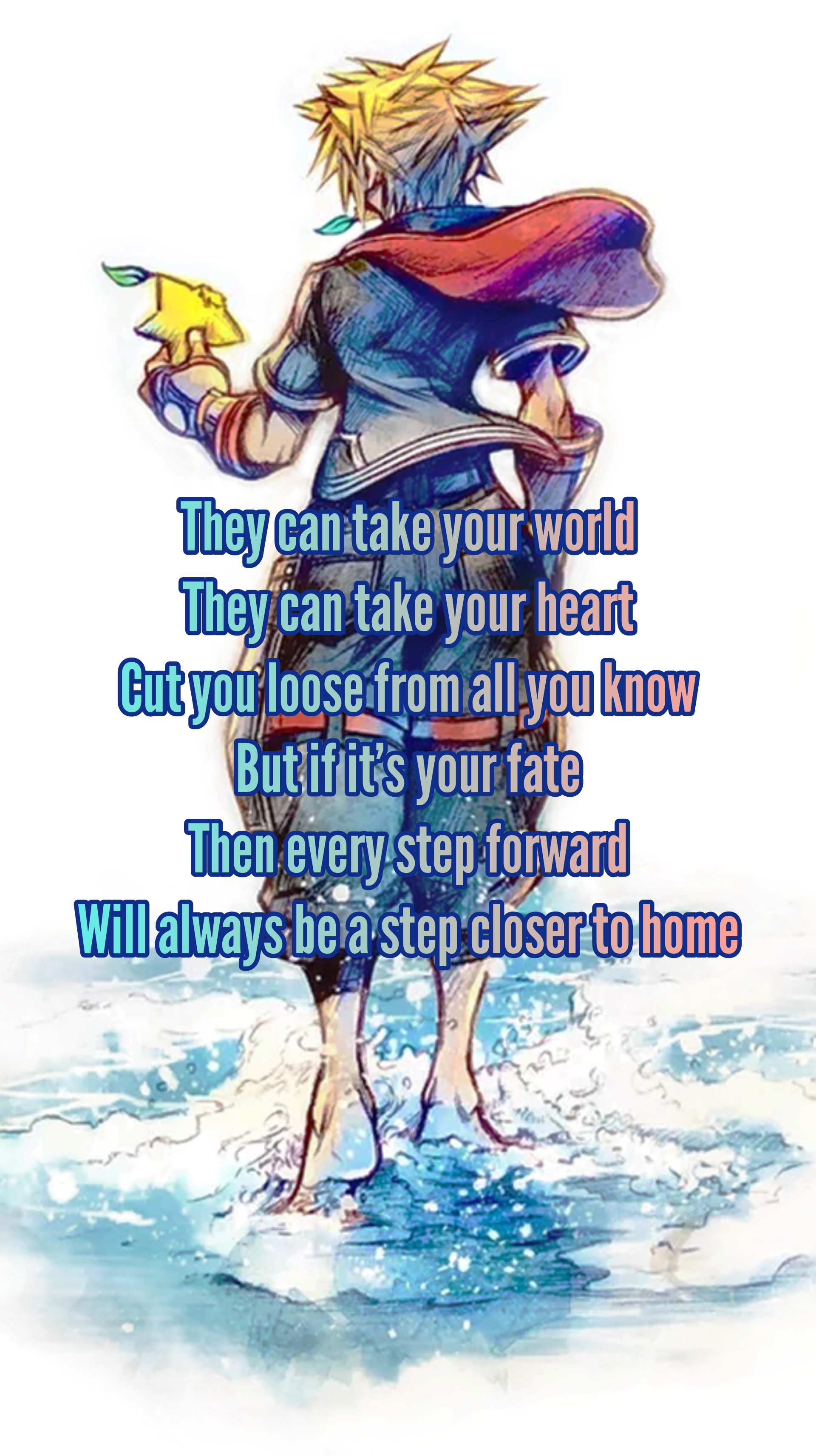 Kingdom Hearts 3 Sora Opening Quote Phone Wallpaper 1543293