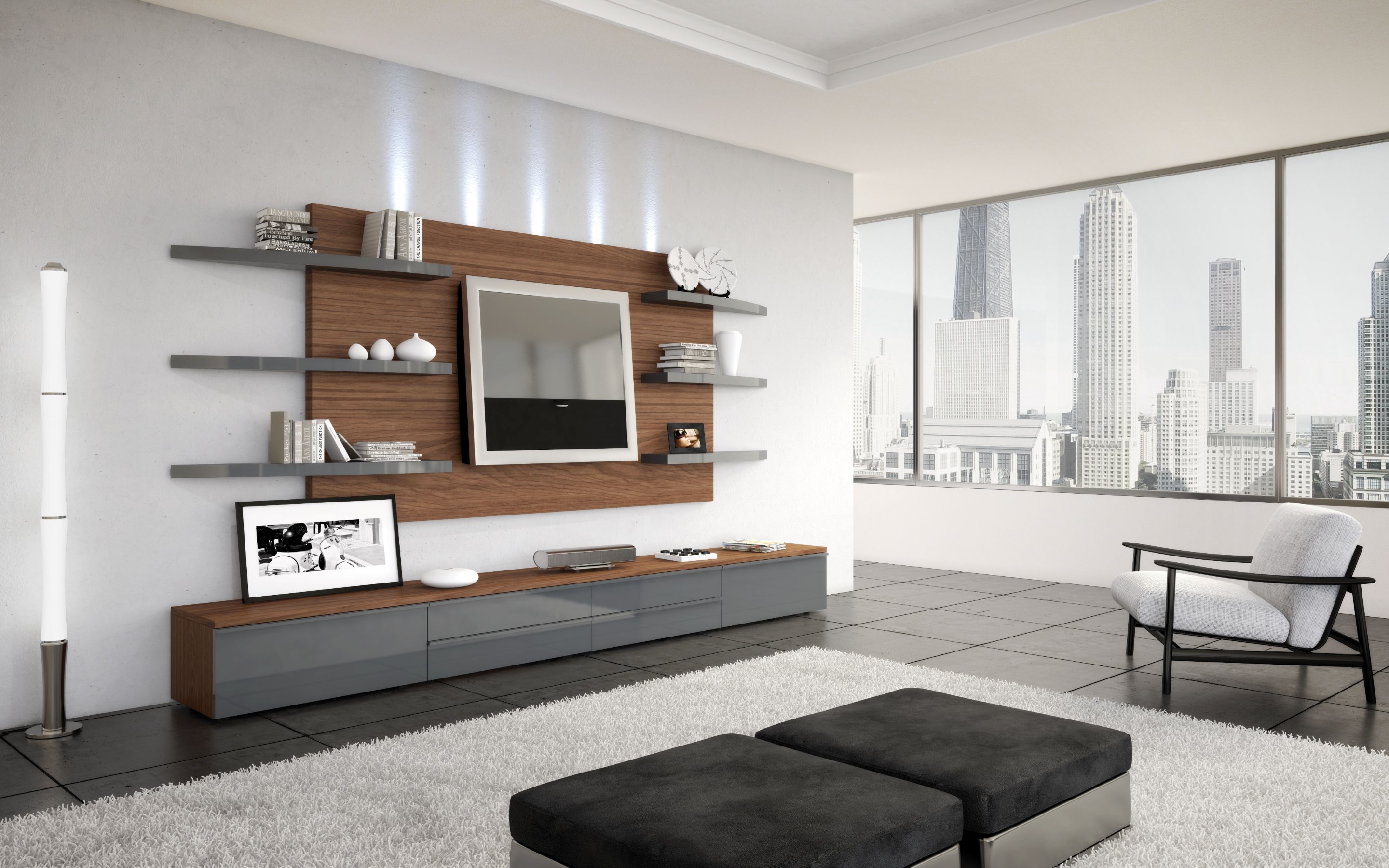 simple wallpaper design for living room
