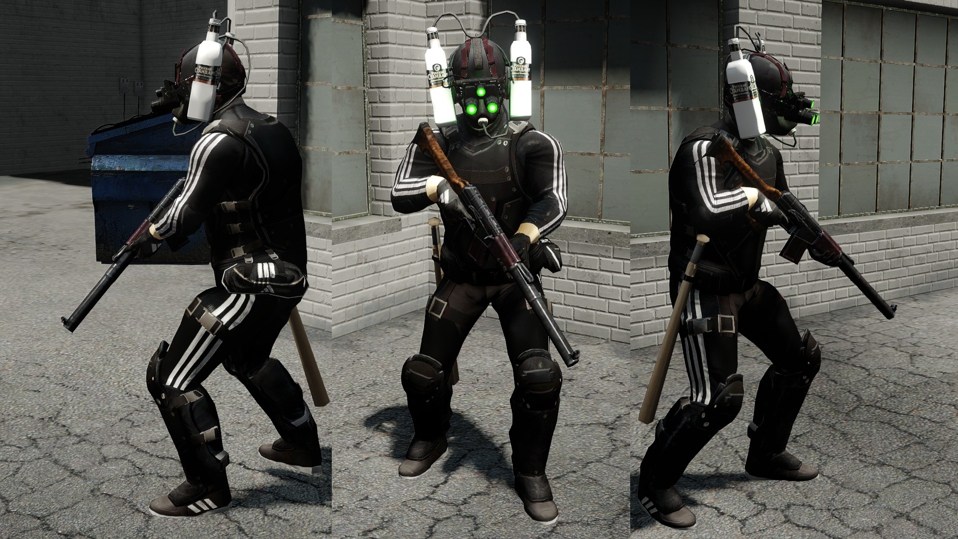 Payday 2 cloaker cosplay