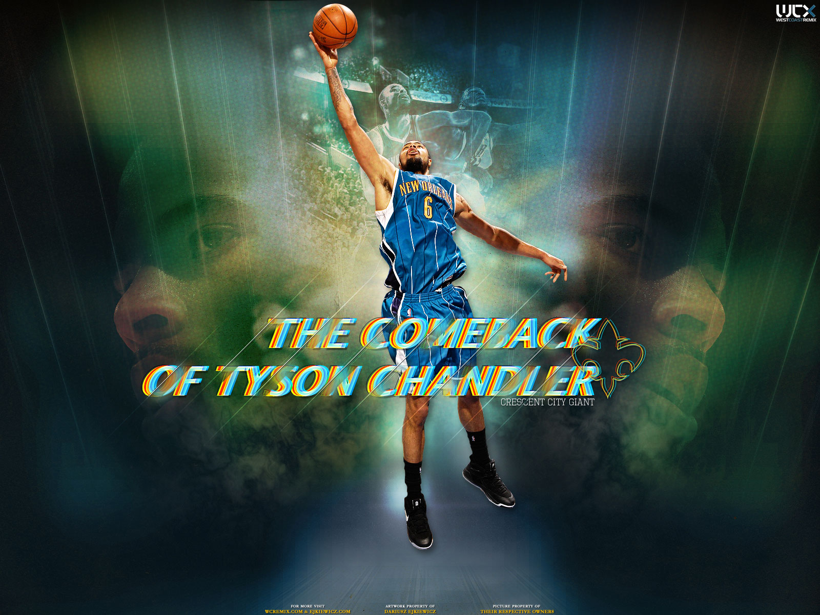 Tyson Chandler Hornets Wallpaper - Pc Game (#1592434) - HD Wallpaper ...