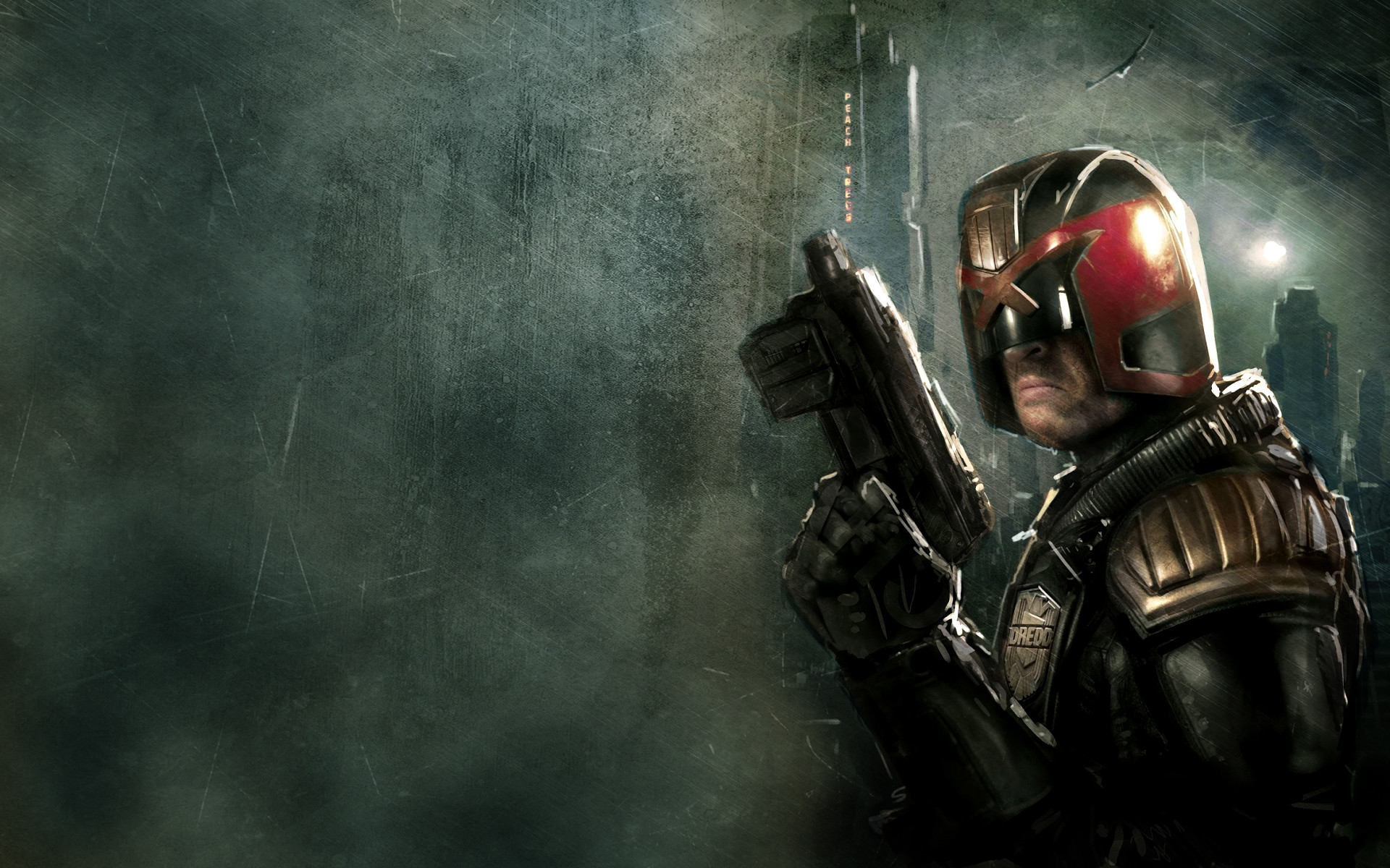 Post-apocalypse Stories Images Dredd [2012] Hd Wallpaper - Judge Dredd , HD Wallpaper & Backgrounds