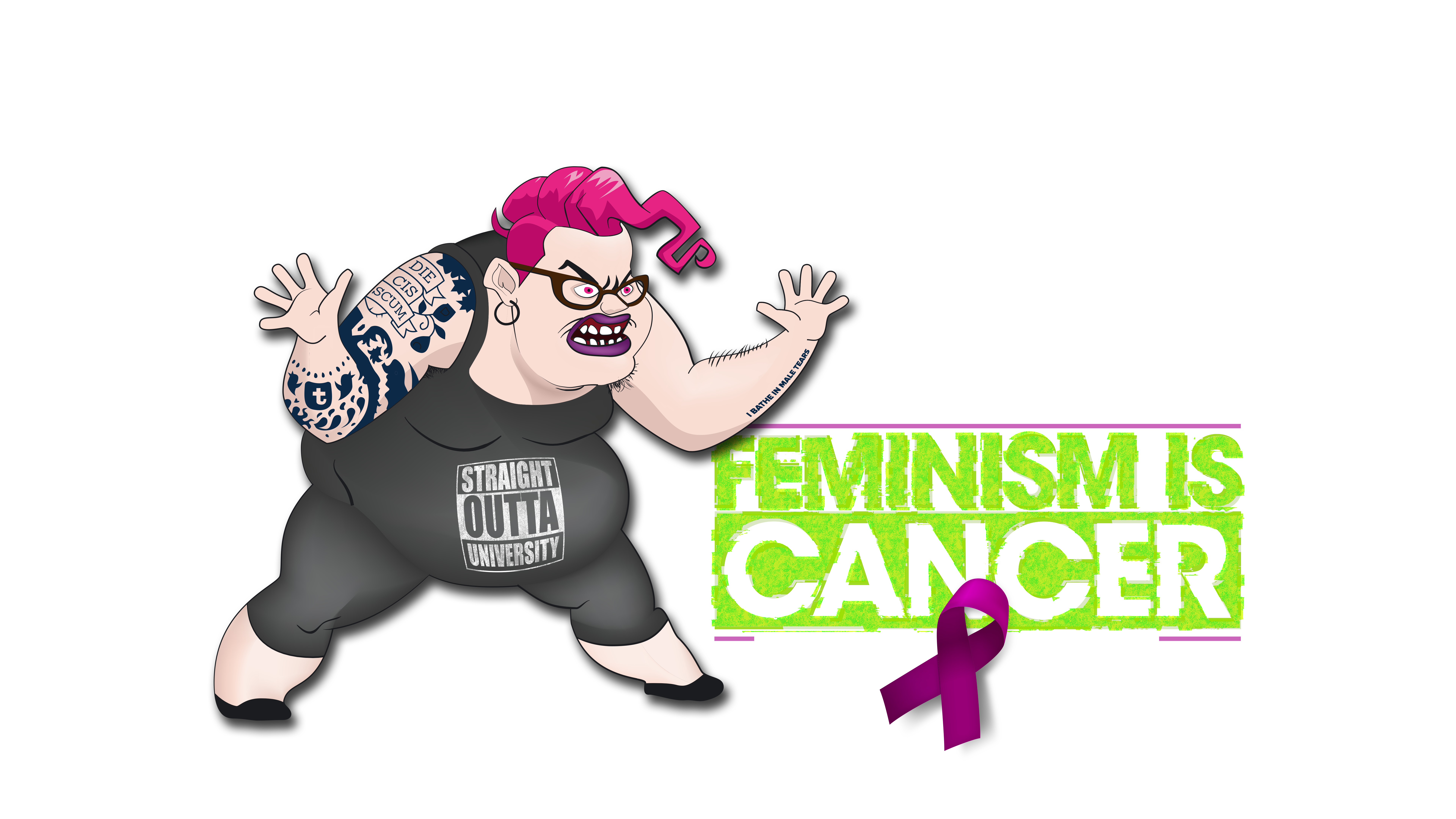 Feminism Is Cancer World Day - Feminism Wallpaper 4k Hd , HD Wallpaper & Backgrounds