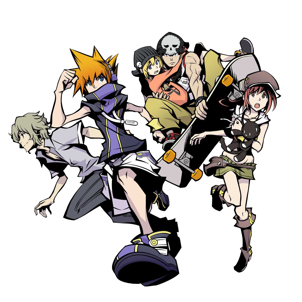 And Twewy - World Ends With You Official Art (#1843175) - HD Wallpaper ...