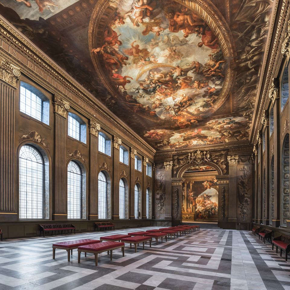 Painted Hall Royal Naval College 1850792 Hd Wallpaper