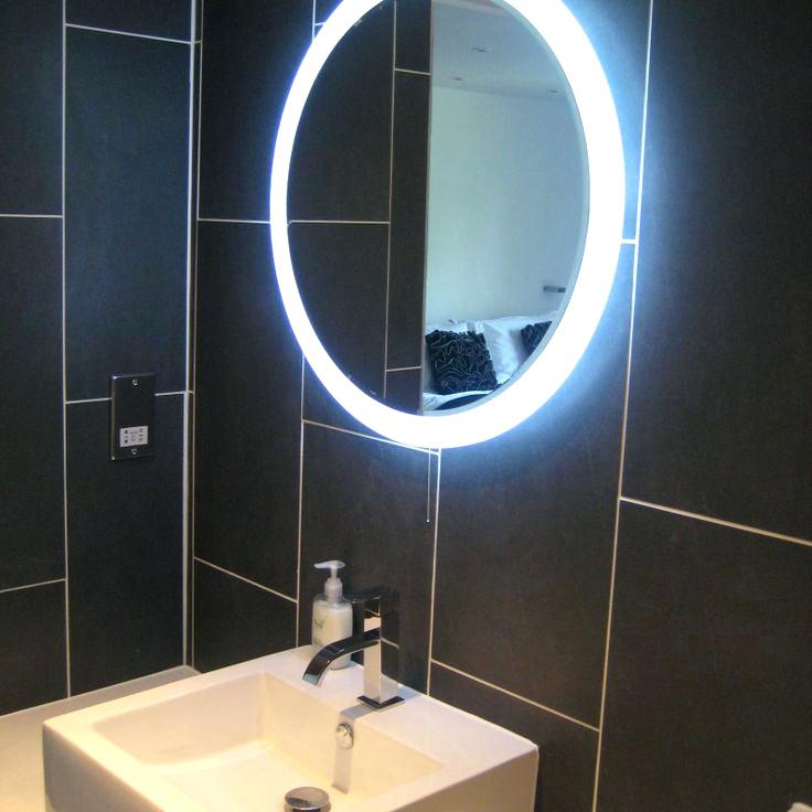 Wallpaper Mirror Best Bathroom Mirror New Clearance - Led Round Bathroom Mirrors , HD Wallpaper & Backgrounds