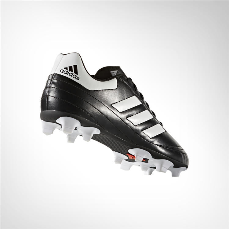 black and white football shoes