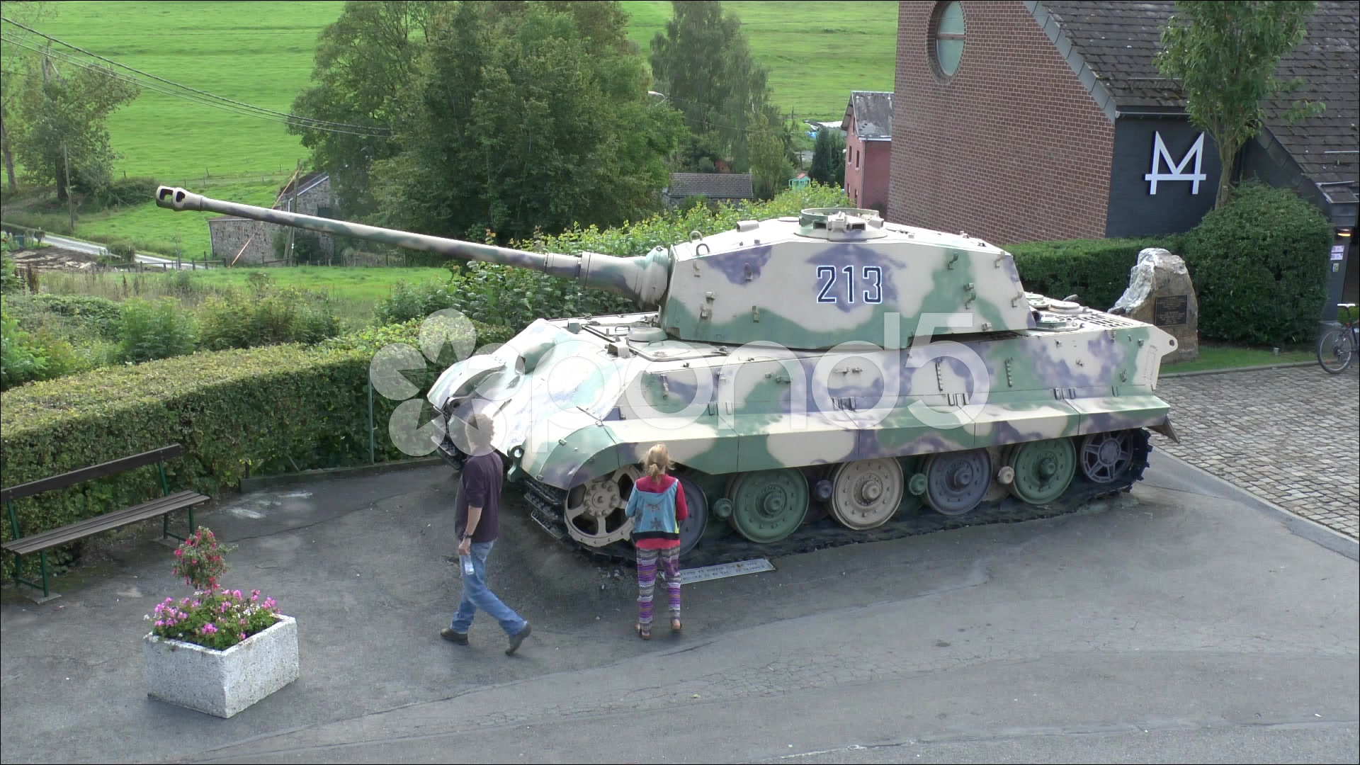 Download A German King Tiger Tank In La Gleize, Belgium - Churchill ...