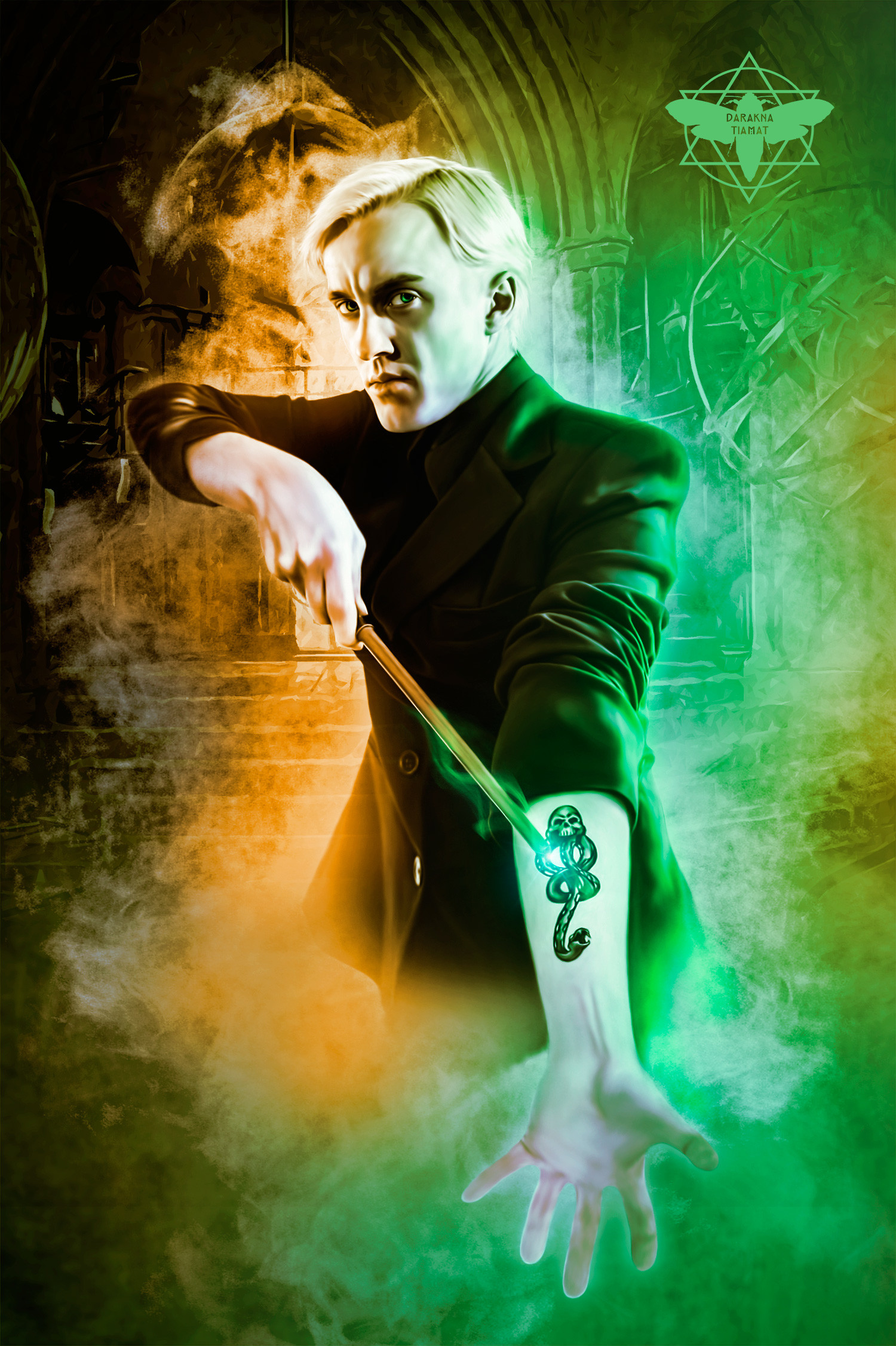 Tom Felton As Draco Malfoy - Slytherin Wallpaper Draco ...