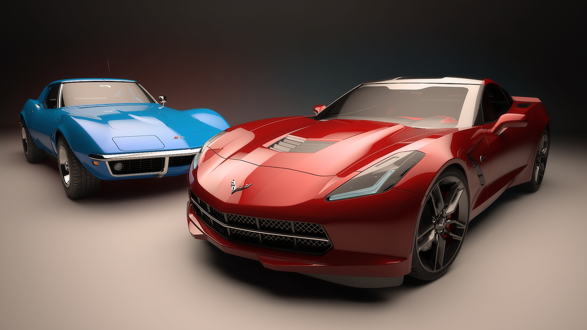 2012 Corvette Stingray - Corvette Stingray 1970 Red , HD Wallpaper & Backgrounds