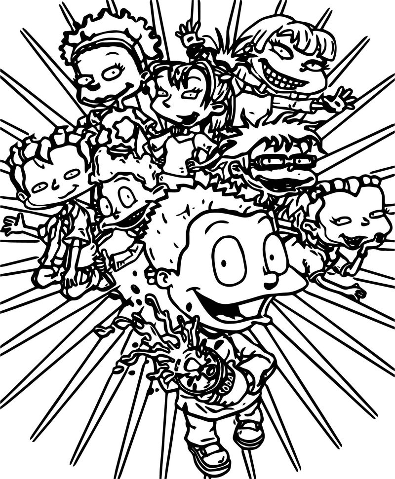 All Grown Up Wallpaper Coloring Page Cartoon 2164900