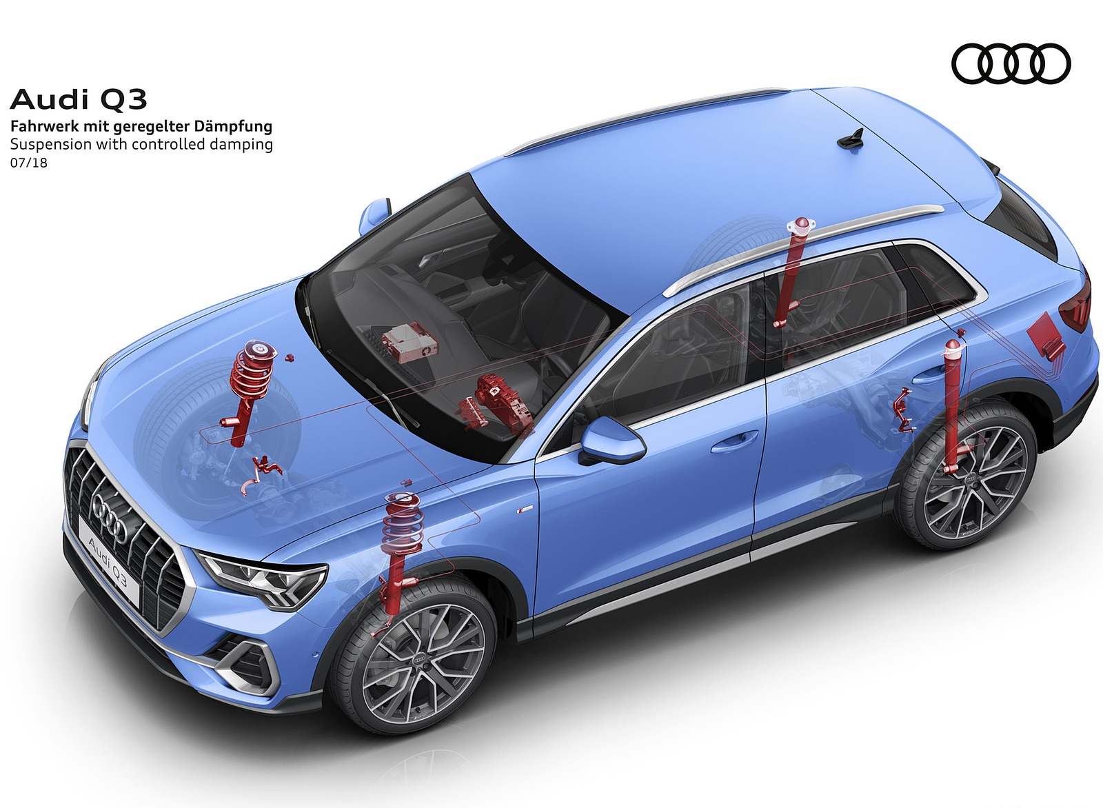 2019 Audi Q3 Suspension With Controlled Damping Wallpaper - Audi , HD Wallpaper & Backgrounds