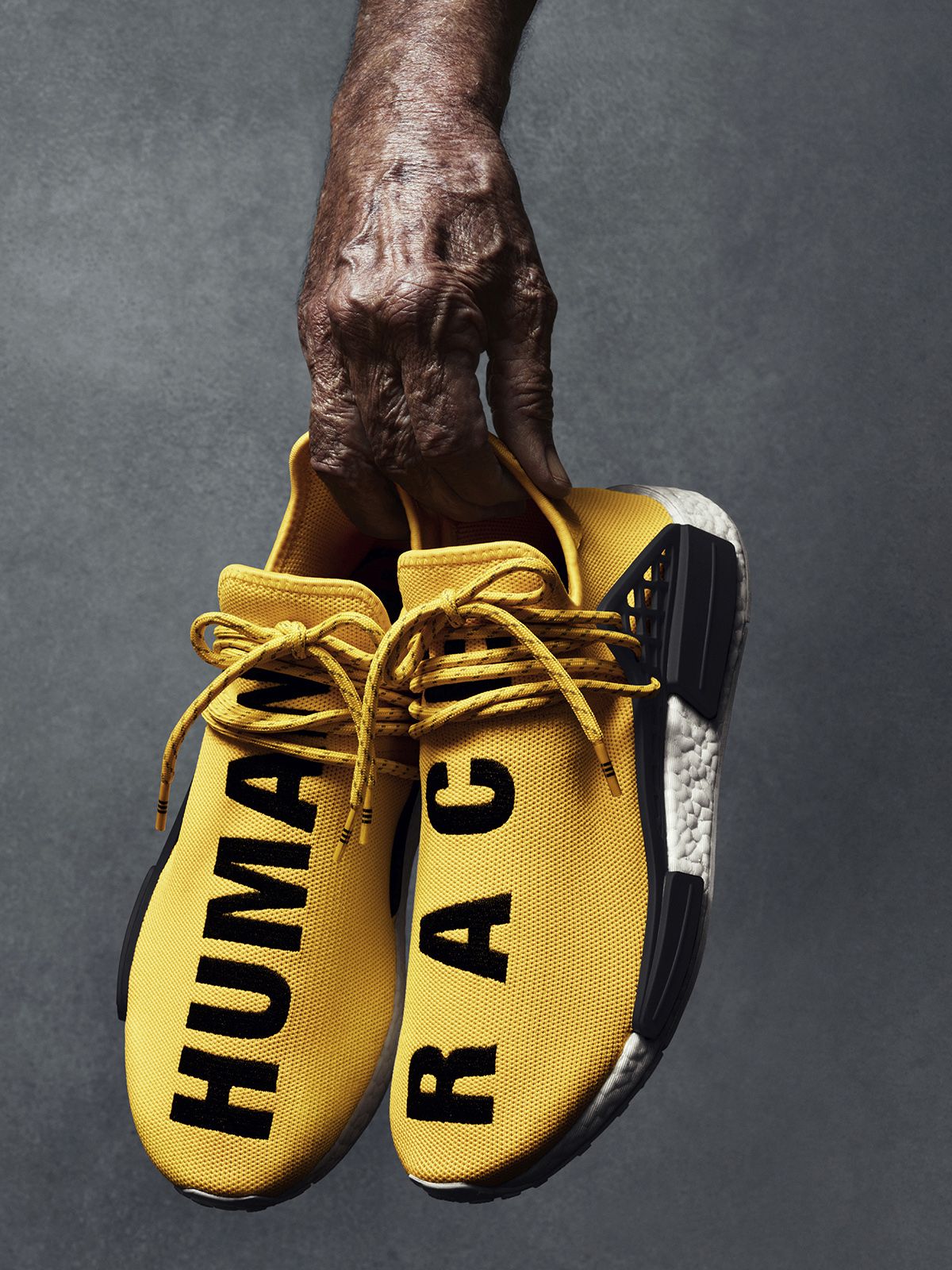 pharrell x adidas nmd human race yellow 