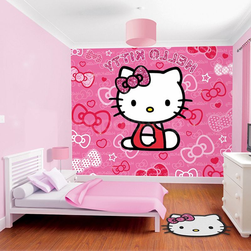 Hello Kitty Room Wallpaper Hello Kitty Wallpaper Bed Room