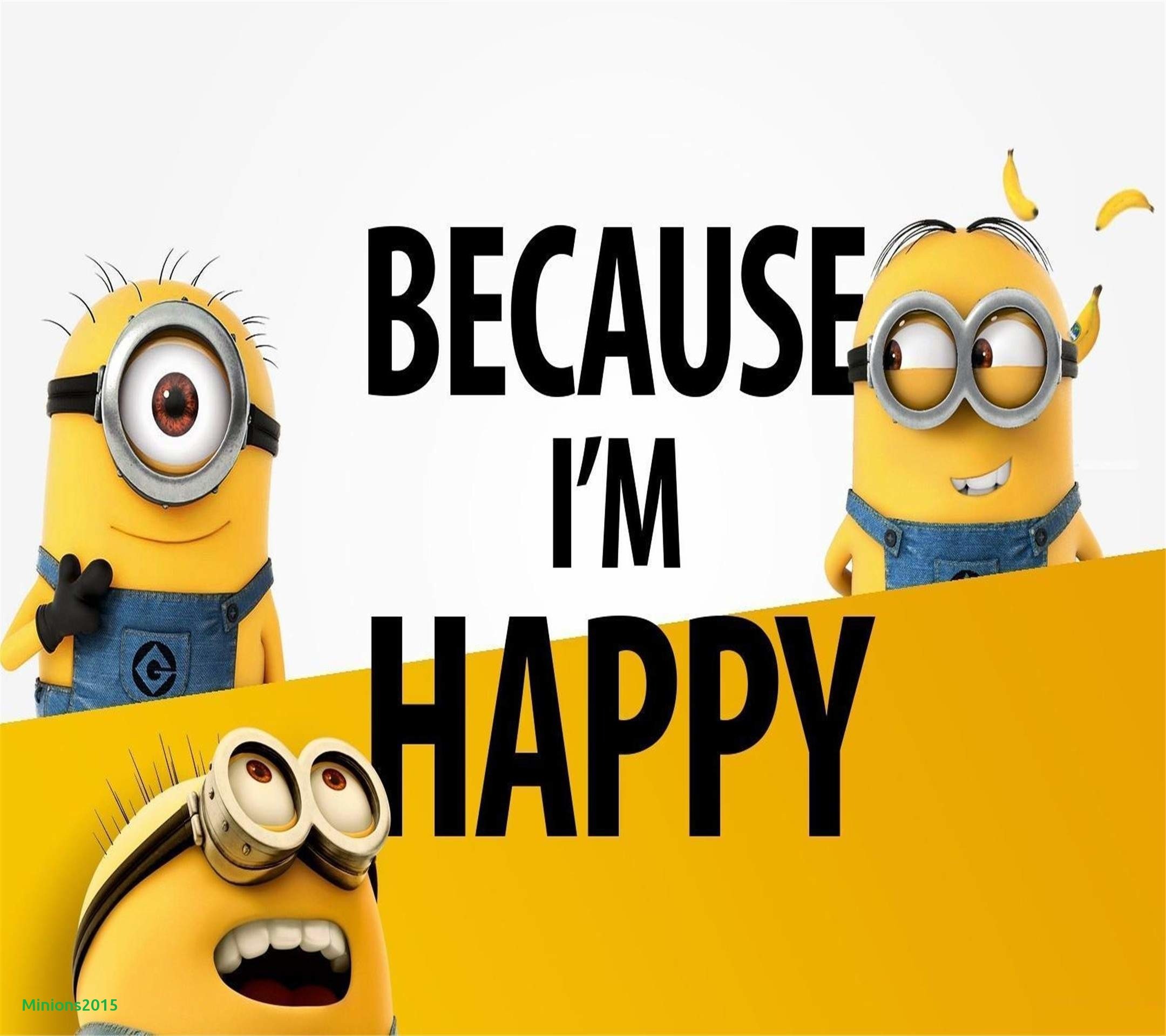 Because Im Happy Minions 2257821 Hd Wallpaper Backgrounds