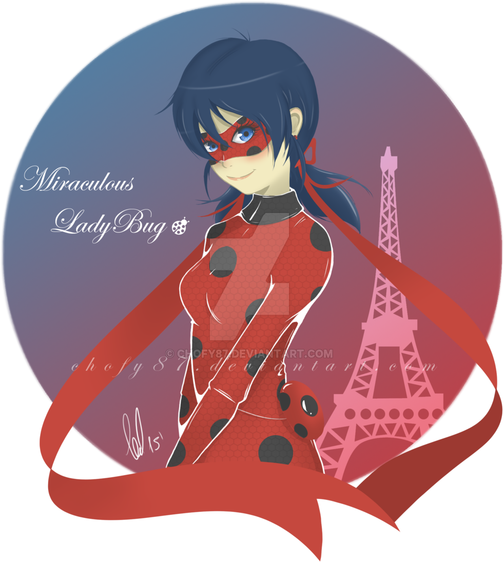 Miraculous Lady Bug Draw (#2358127) - HD Wallpaper & Backgrounds Download