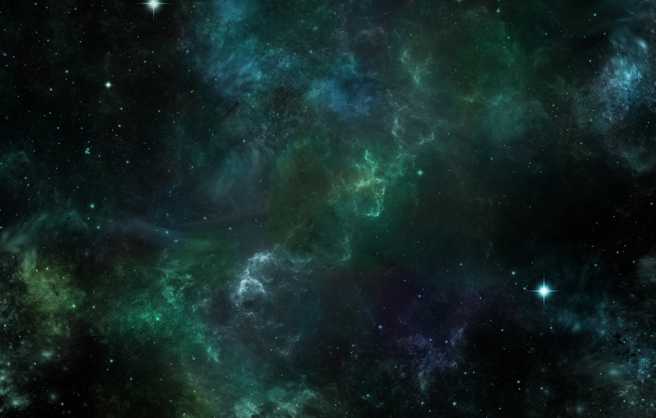 Download Photo Wallpaper Dark, Space, Nebula, Abstraction, Shine