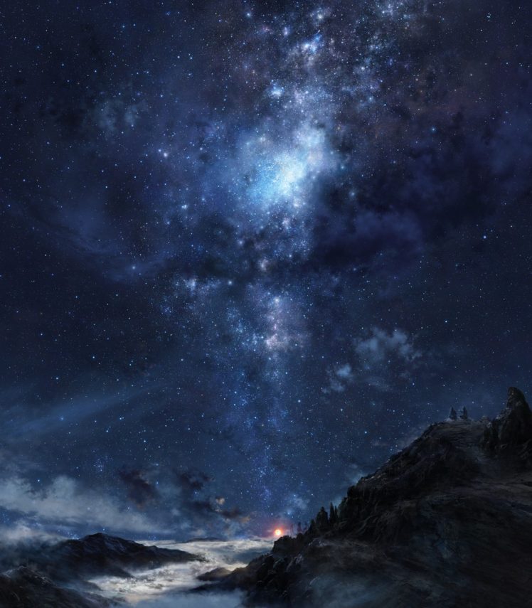 Night Galaxy Hd (#2421893) - HD Wallpaper & Backgrounds Download