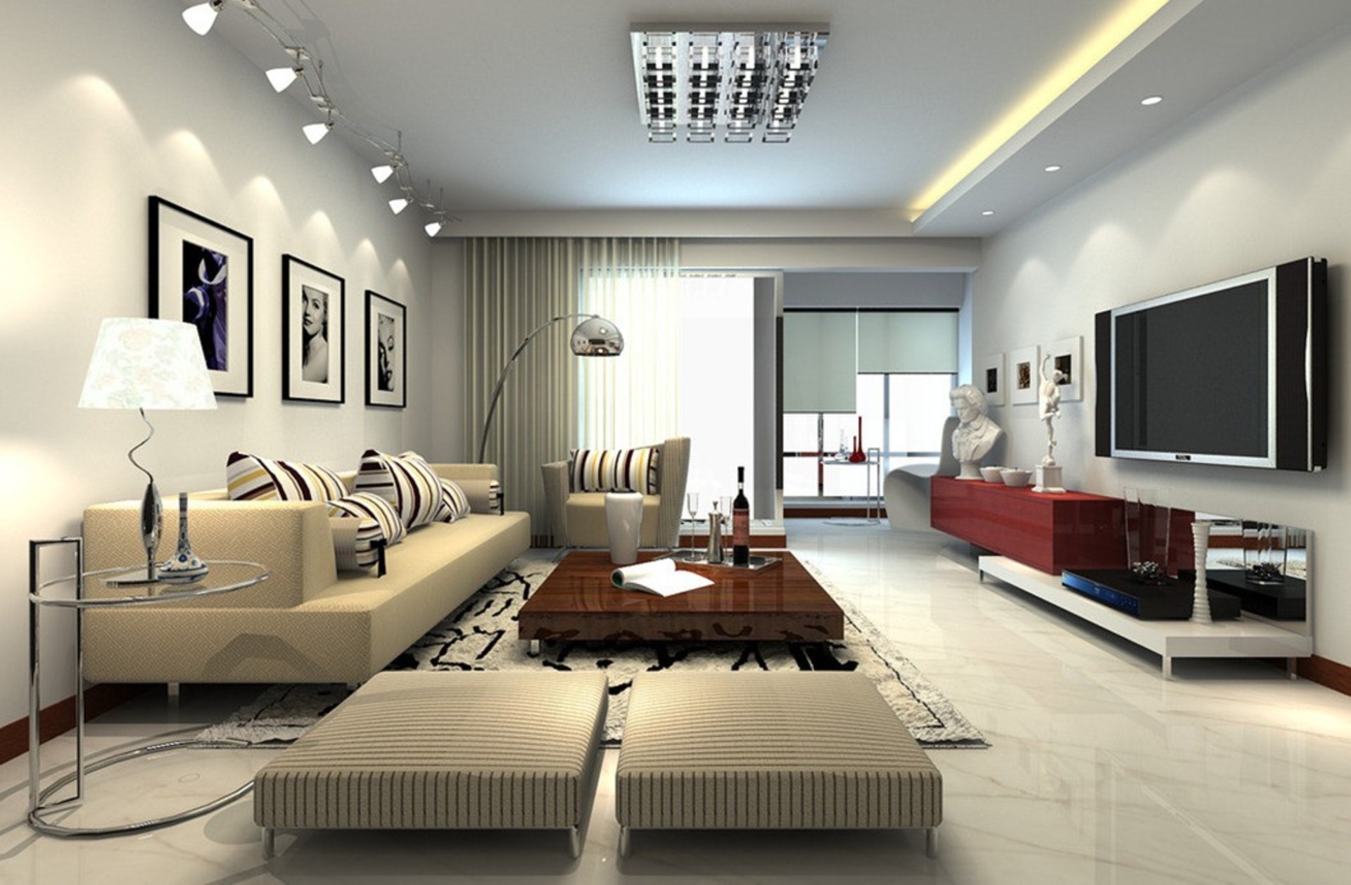 Modern Style Interior Design For Living Room (#2538109) - HD Wallpaper ...