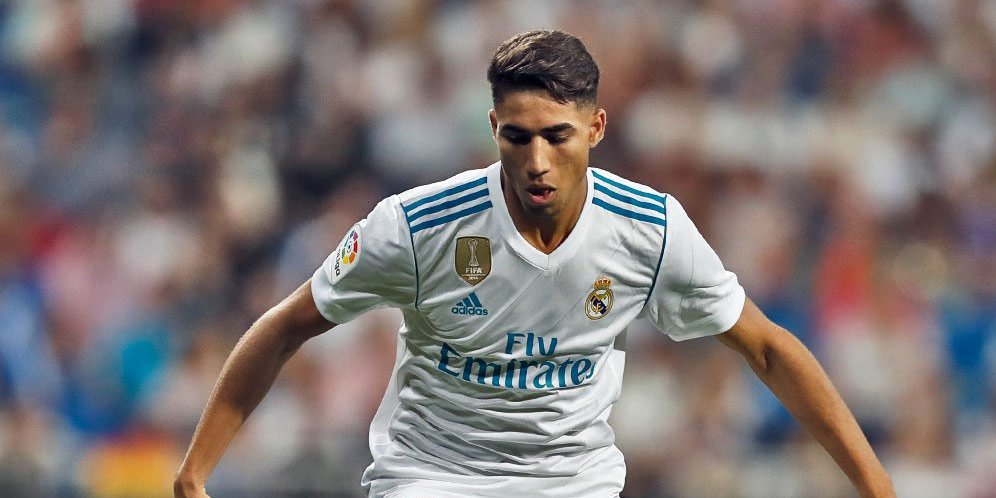 Achraf Hakimi Real Madrid 2018 , HD Wallpaper & Backgrounds