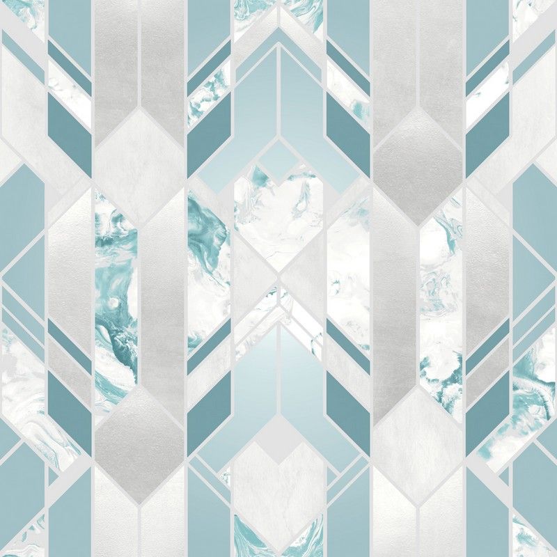 Muriva Elixir Marble Geo Wallpaper - Marble Teal , HD Wallpaper & Backgrounds