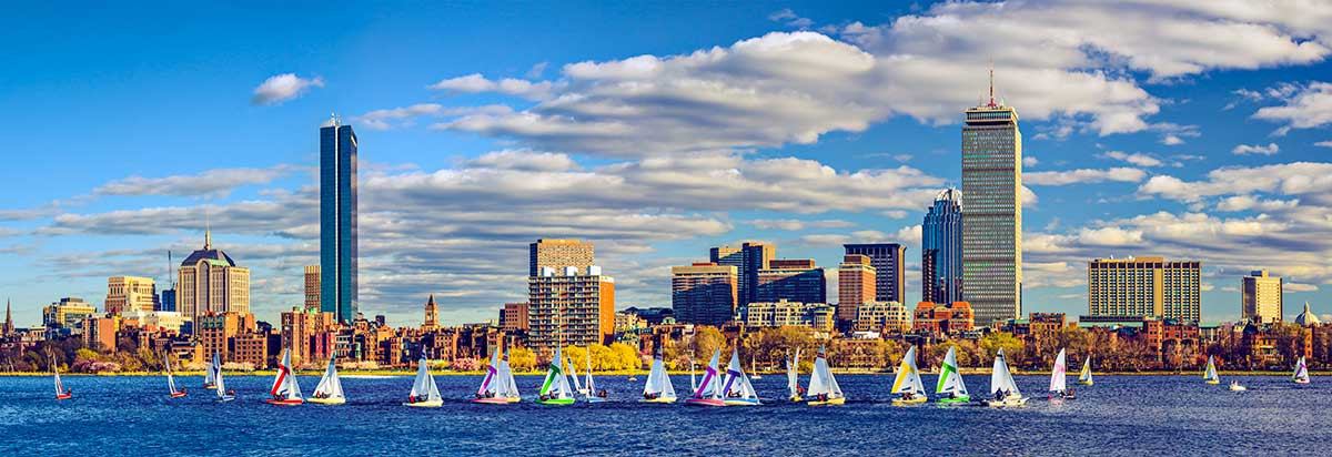 Boston Massachusetts Skyline Mural Wallpaper 531 Hd Wallpaper Backgrounds Download