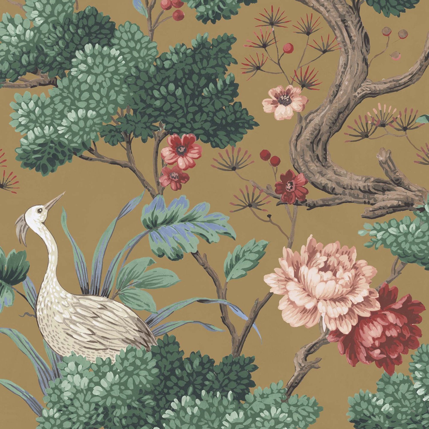 The Joyful Wallpaper Company Wallpaper Crane Bird In - Birds (#2890913 ...