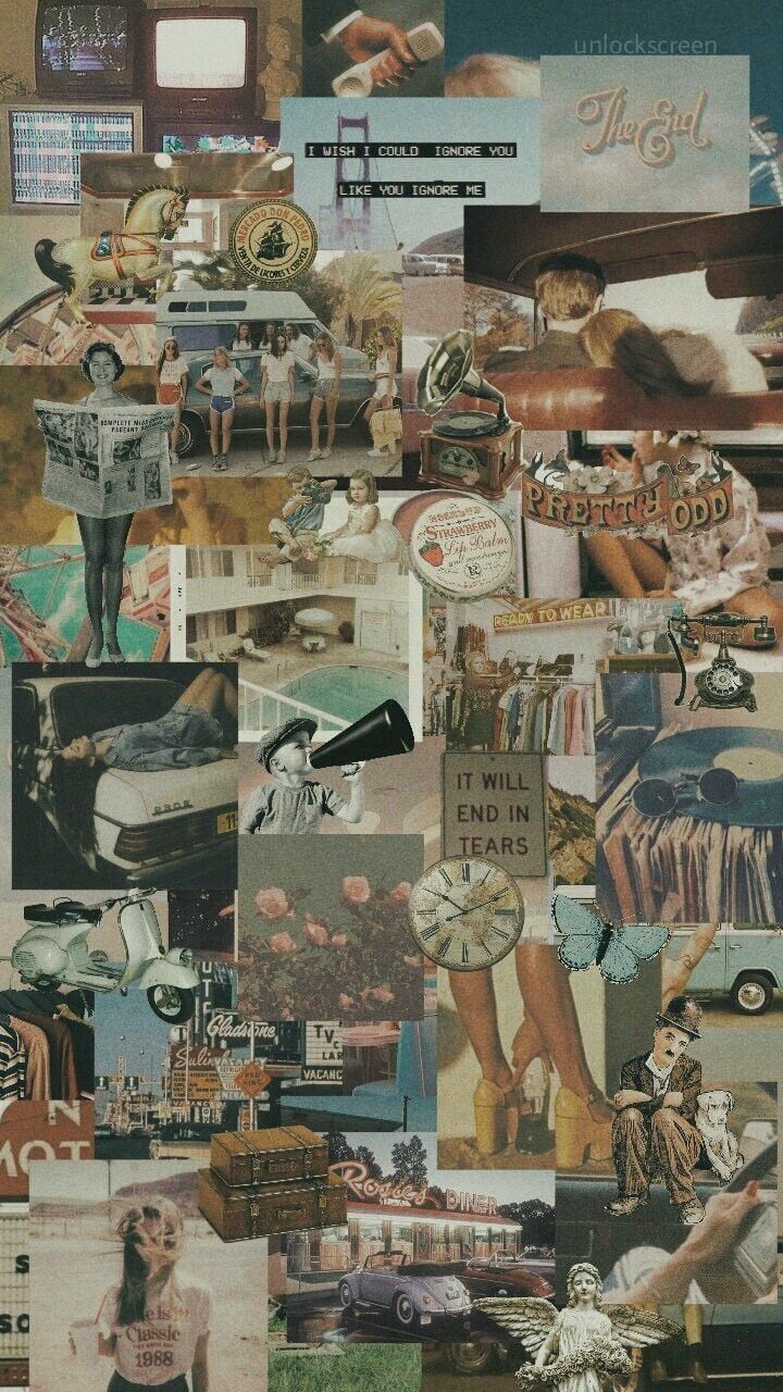 Vintage Aesthetic Wallpaper Collage (#297110) - HD Wallpaper