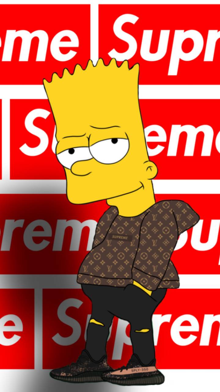 Download Supreme Wallpaper Bart Simpson On Itl.cat
