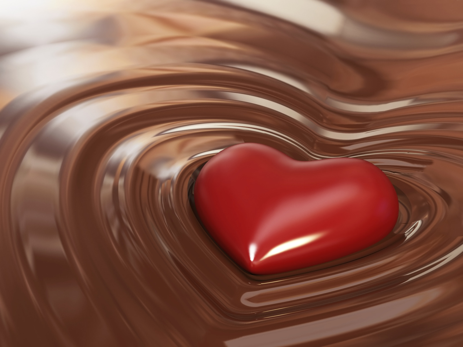 Chocolate Heart Hd Love Wallpaper Free Download , HD Wallpaper & Backgrounds