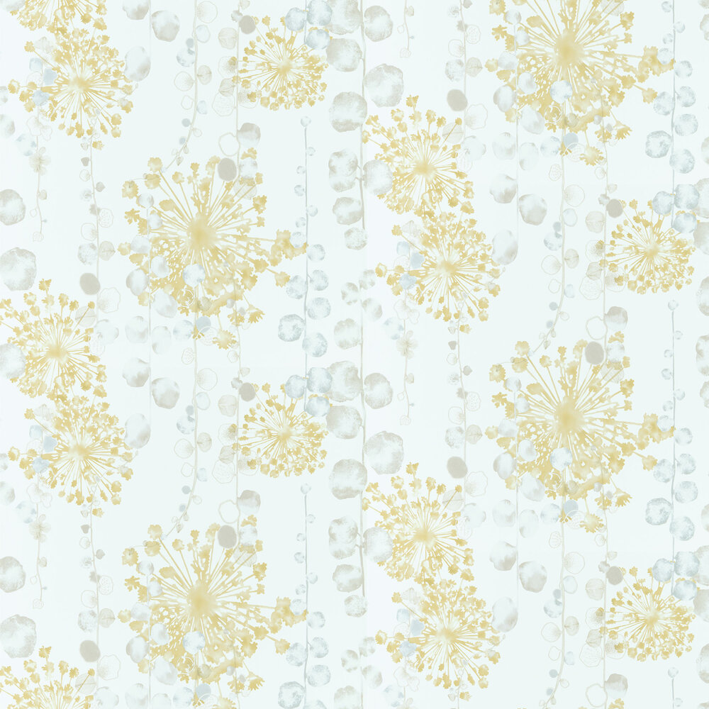 Harlequin Moku Ochre / Seaspray Wallpaper - Wallpaper , HD Wallpaper & Backgrounds