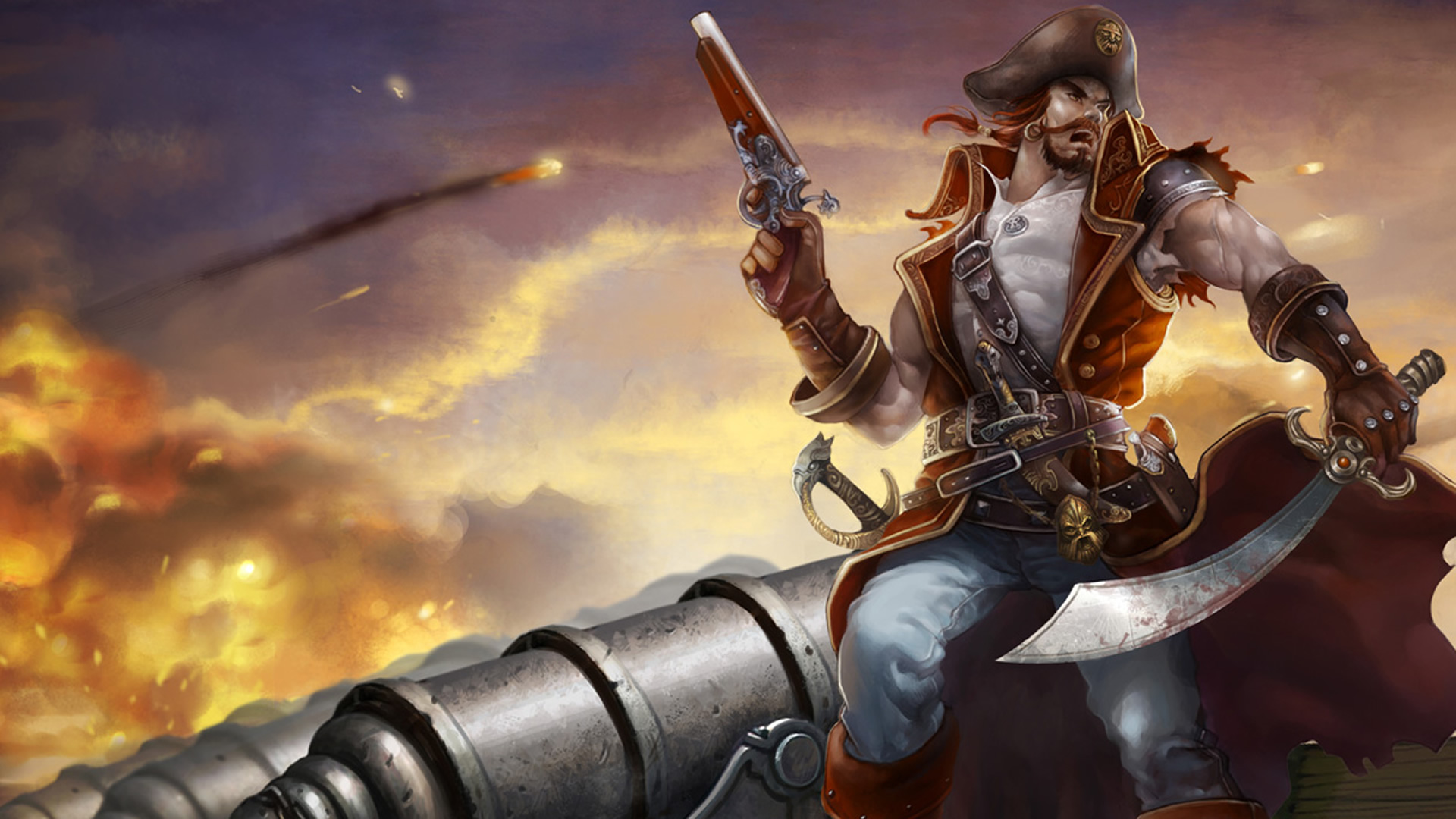 League Of Legends Gangplank , HD Wallpaper & Backgrounds