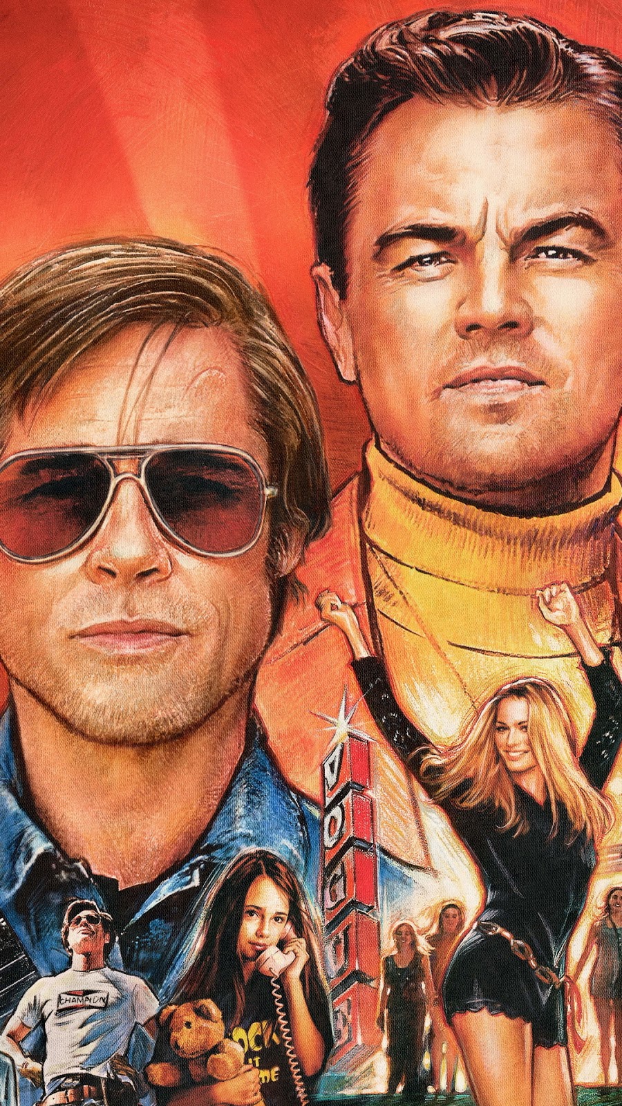 once upon a time in hollywood mobile wallpaper once upon a time in hollywood mobile 3099110 hd wallpaper backgrounds download once upon a time in hollywood mobile