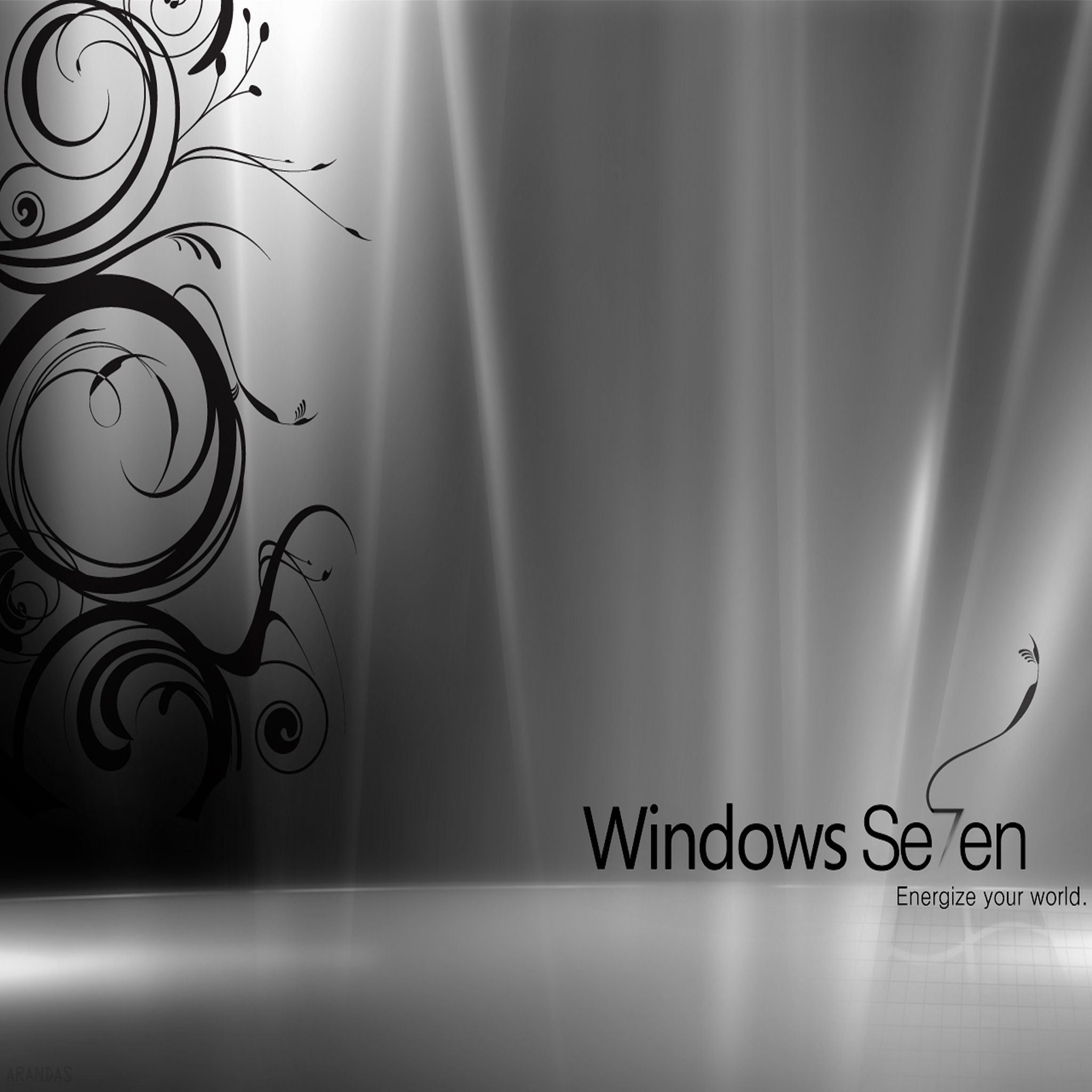 Windows 7 Black White , HD Wallpaper & Backgrounds