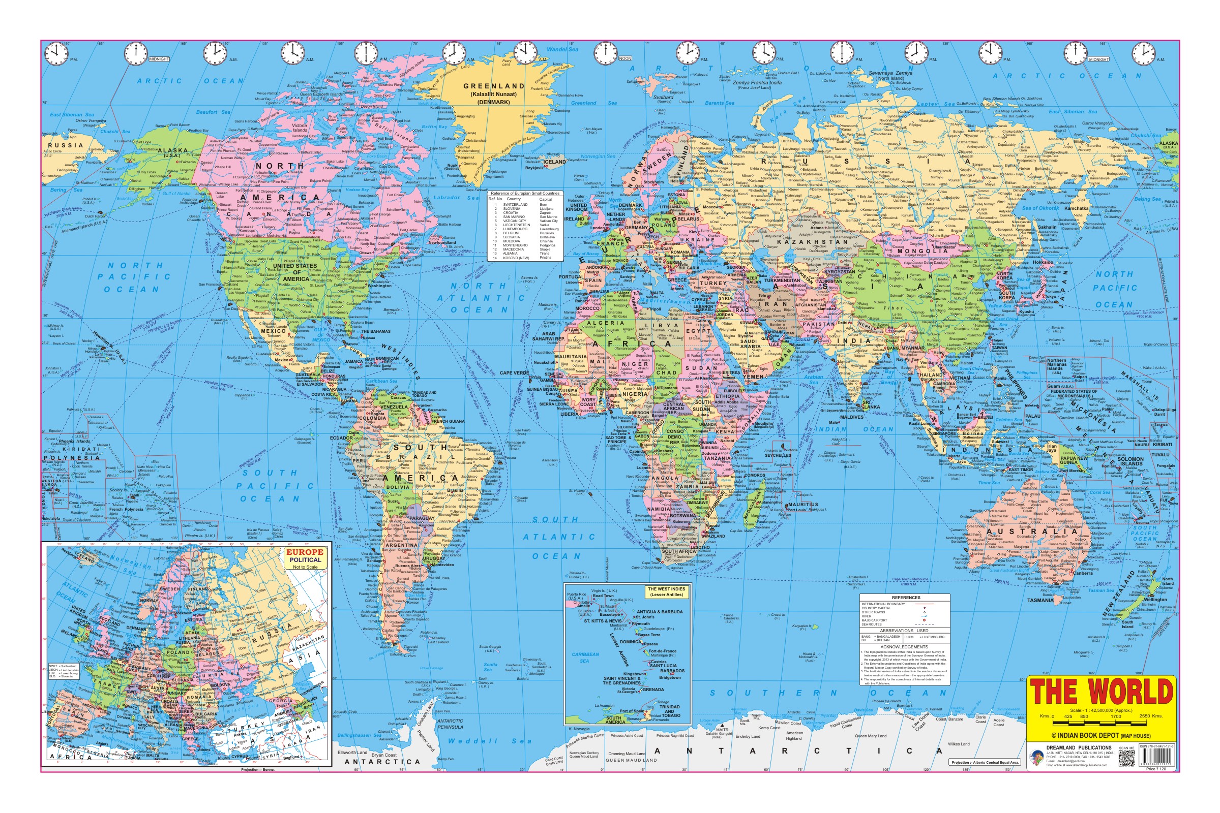2018 World Political Map