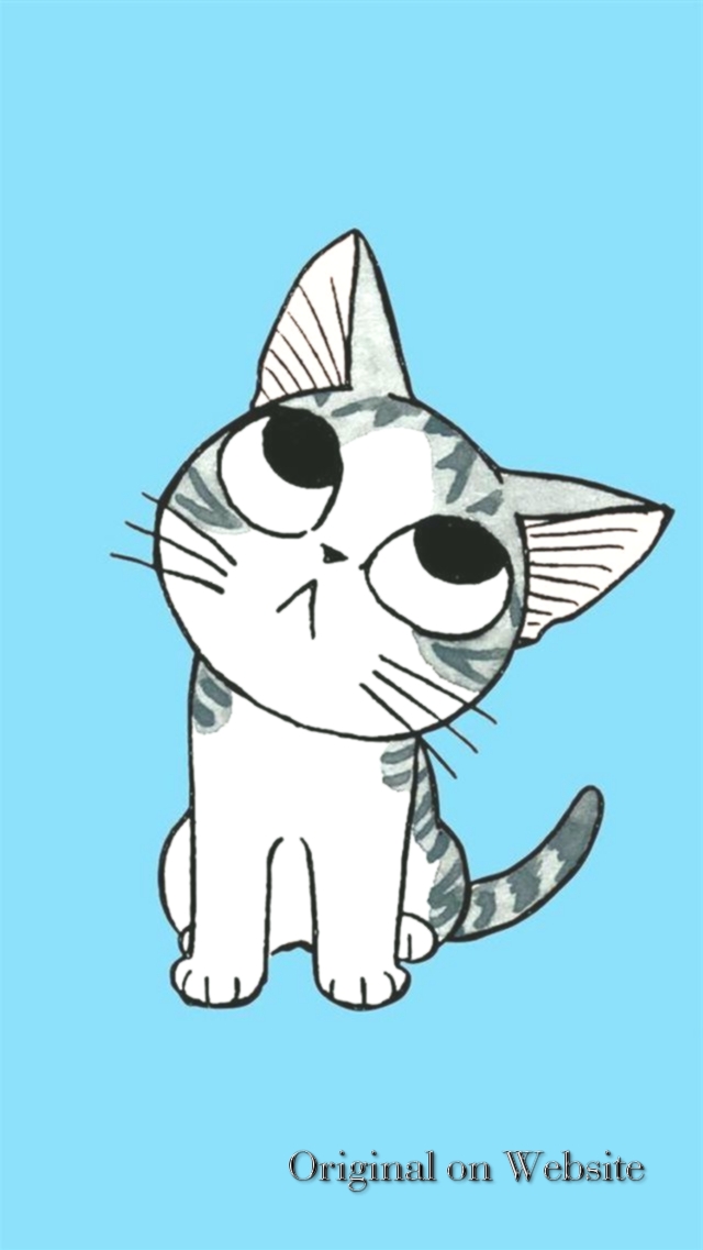 Trend Iphone Wallpaper Cute Cartoon Kitten Iphone 8 Cute Cartoon