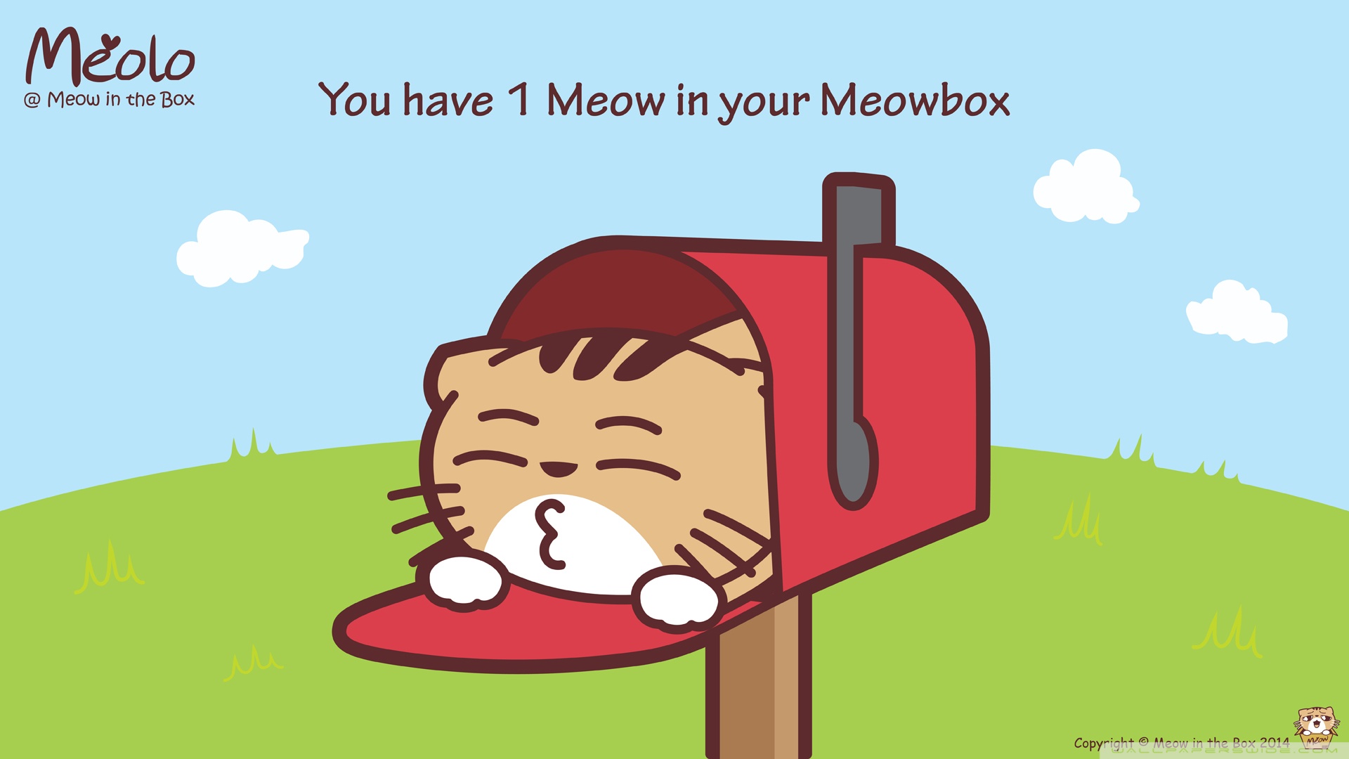 Meolo Meowbox - Cartoon (511386) - HD Wallpaper & Backgrounds Download