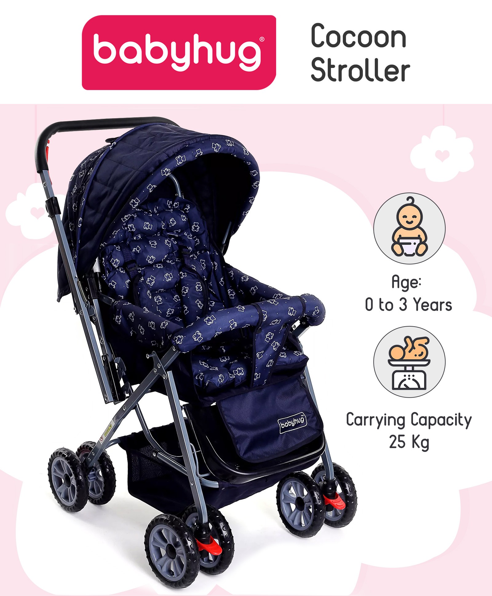 Babyhug hotsell cocoon stroller